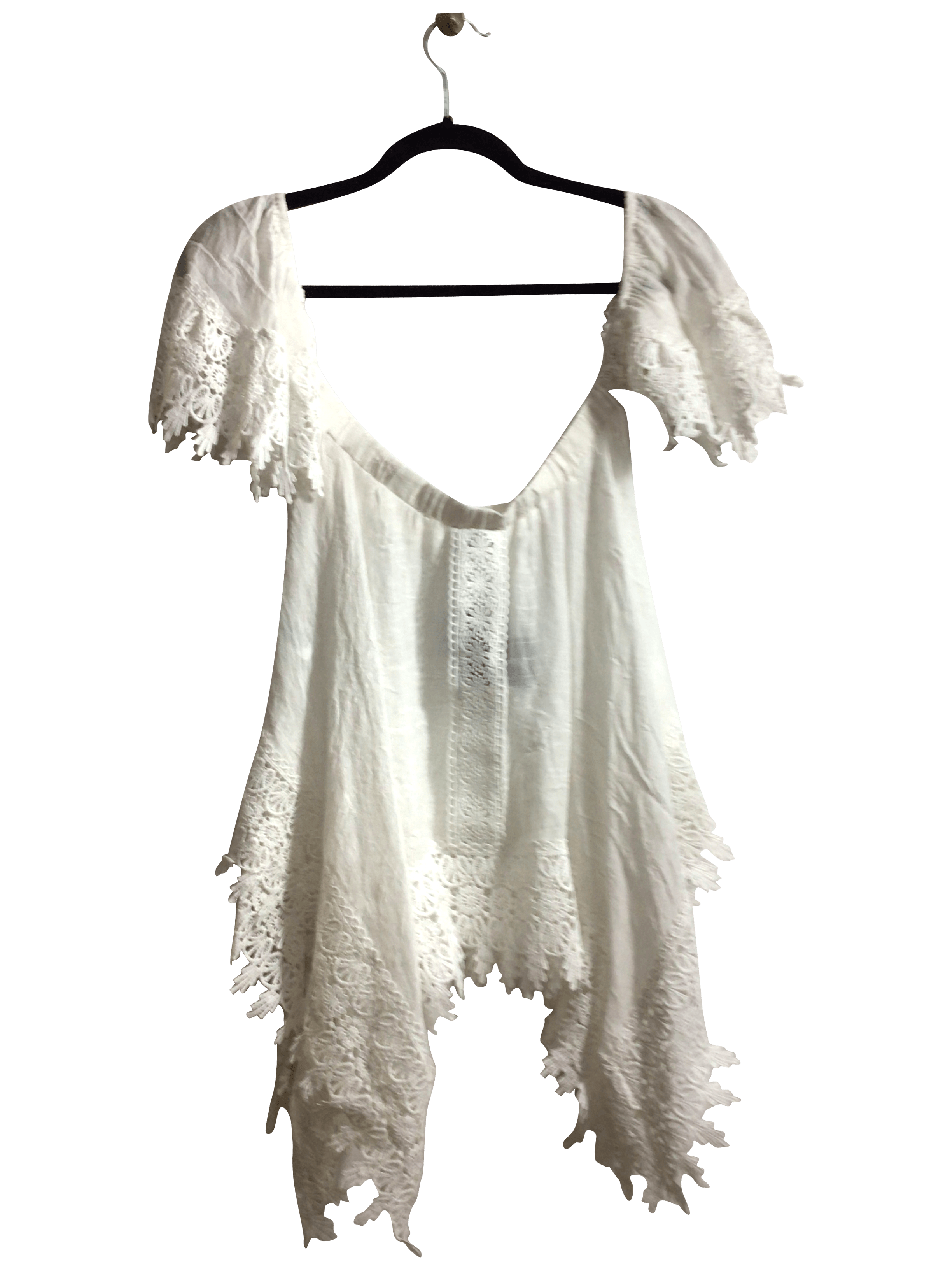 FASHION NOVA Stylish Women's White Regular Fit Blouse - Size M