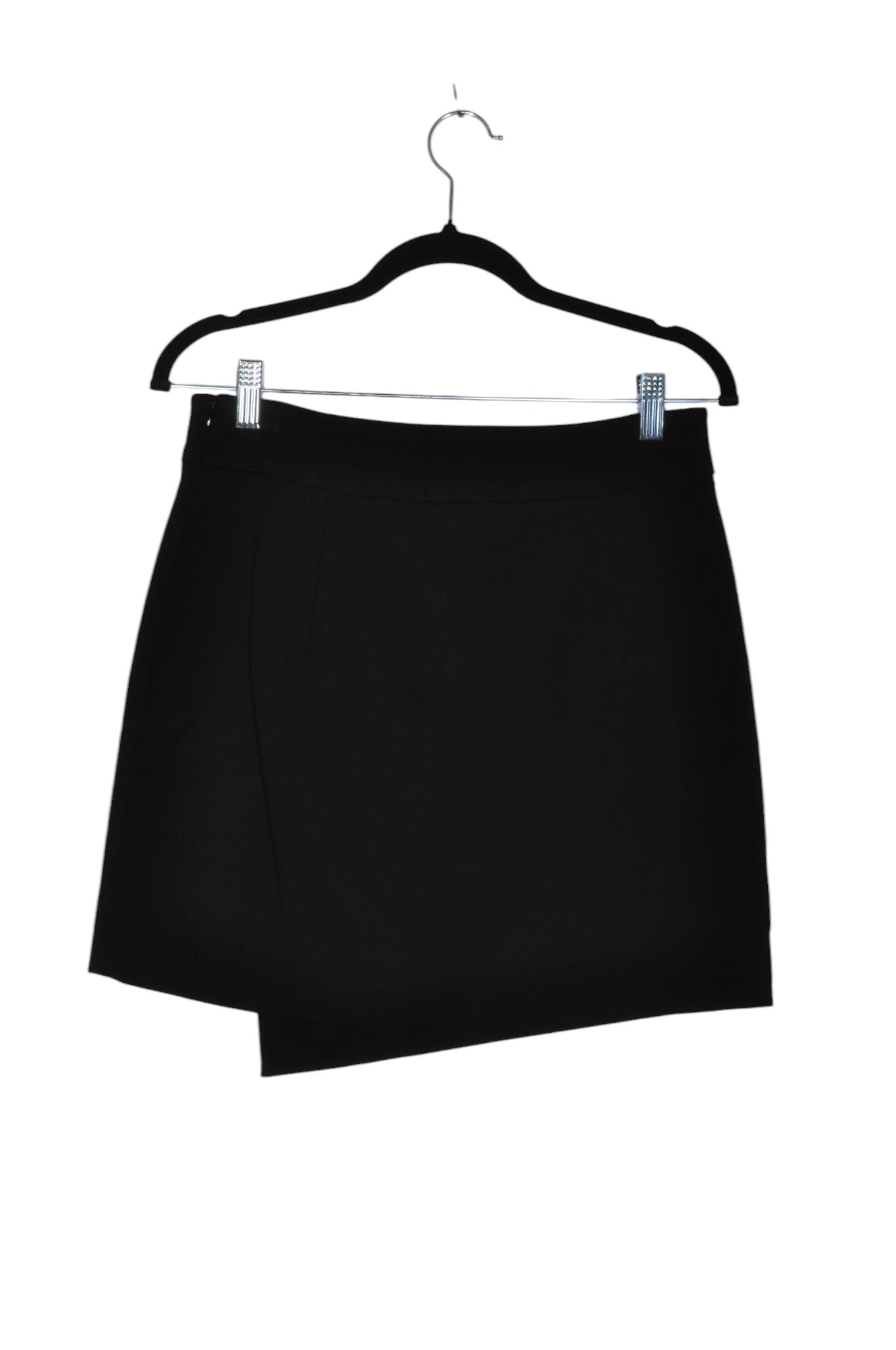 ICÔNE Stylish Women's Casual Black Skirt - Size 6, Regular Fit