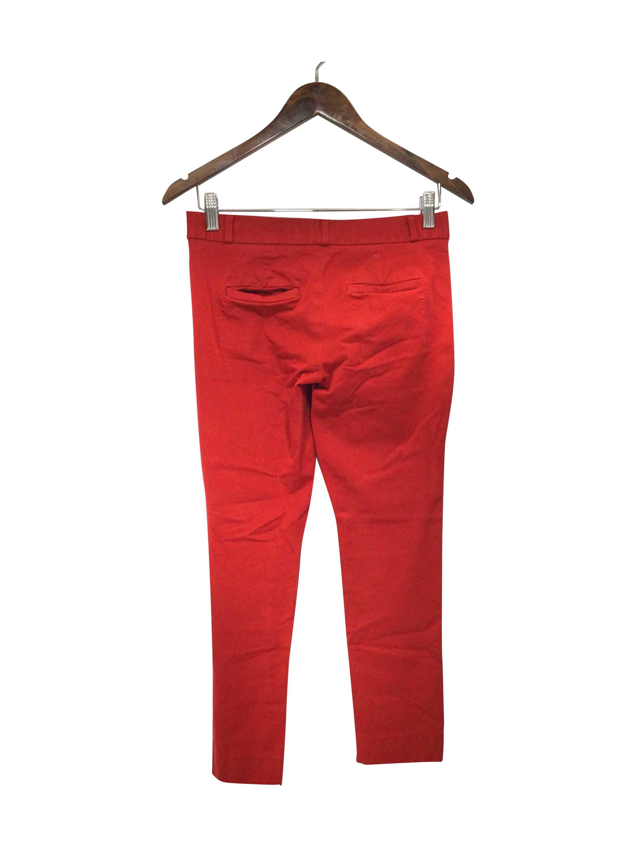 BANANA REPUBLIC Stylish Regular Fit Red Pant - Size 0