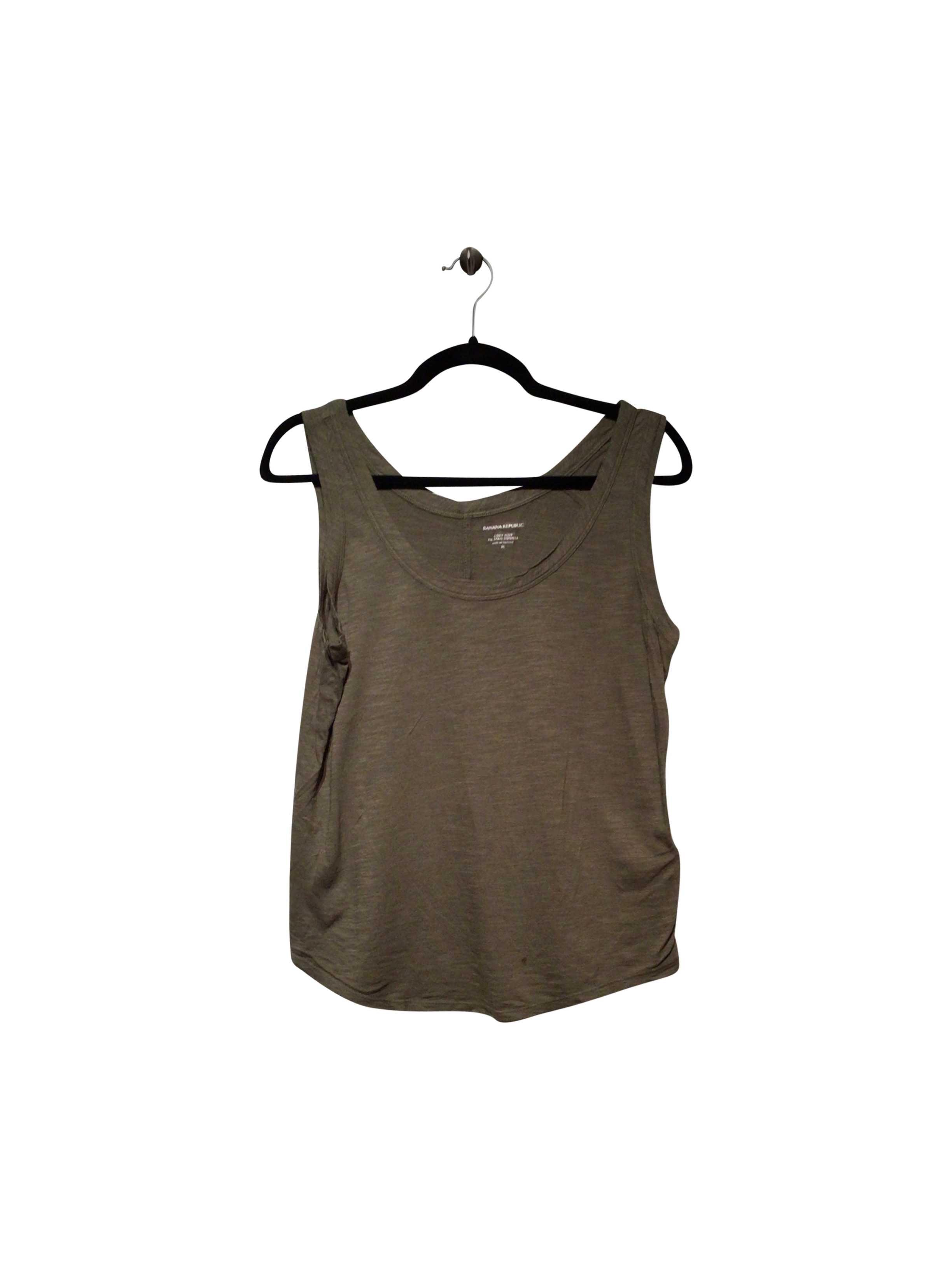 BANANA REPUBLIC Stylish Regular Fit Green Tank Top - Size M