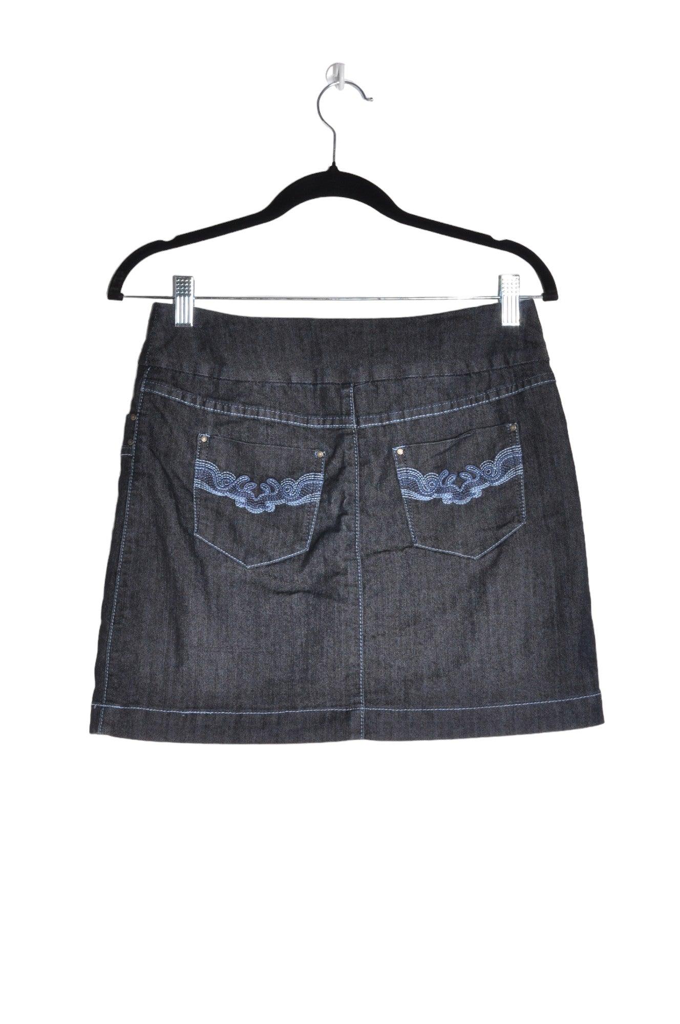 Stylish CONTRAST Women's Blue Casual Skirts with Regular Fit - Size 2