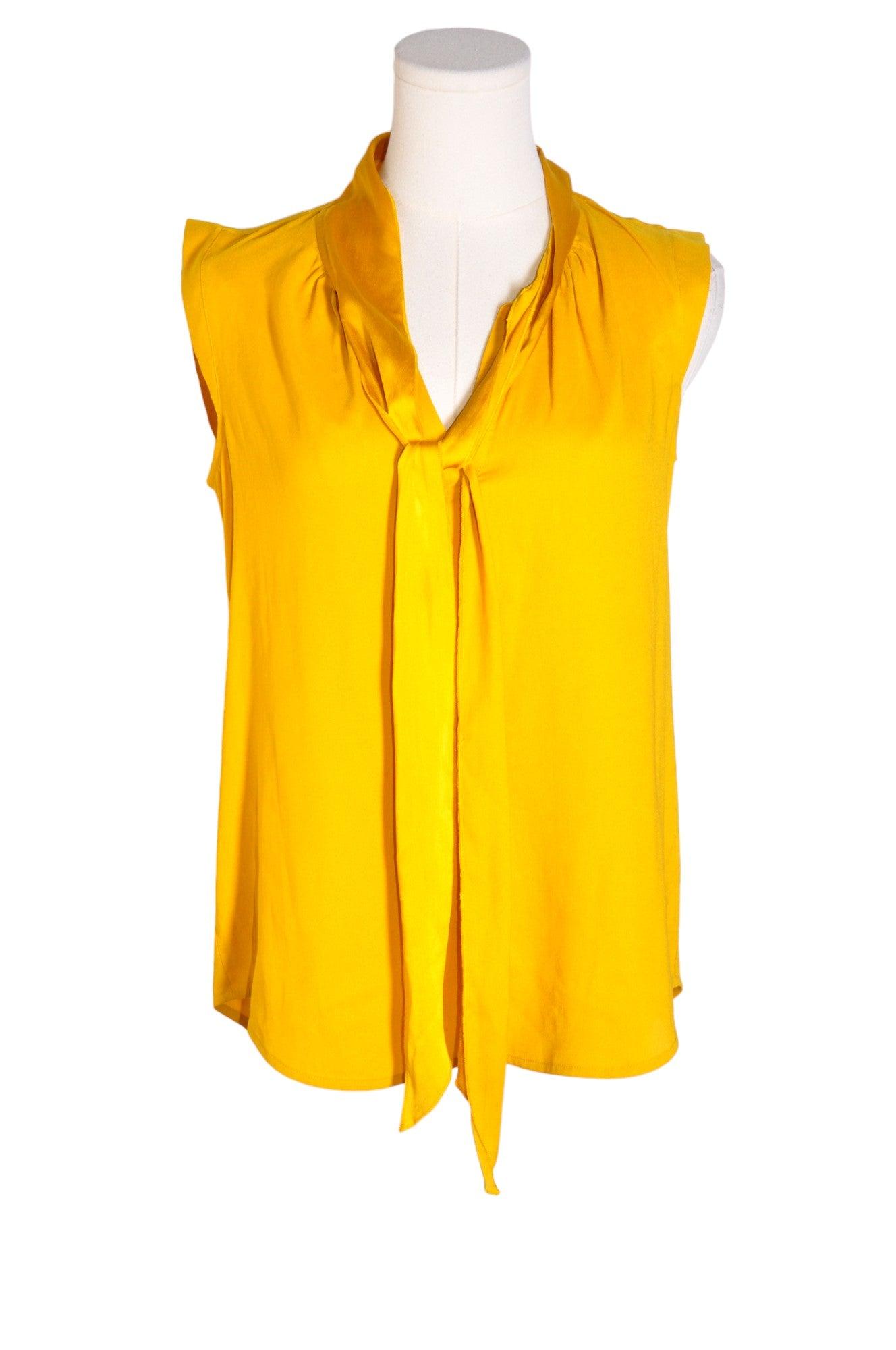 Chic LOFT Women's Yellow Regular Fit Blouses - Size XS
