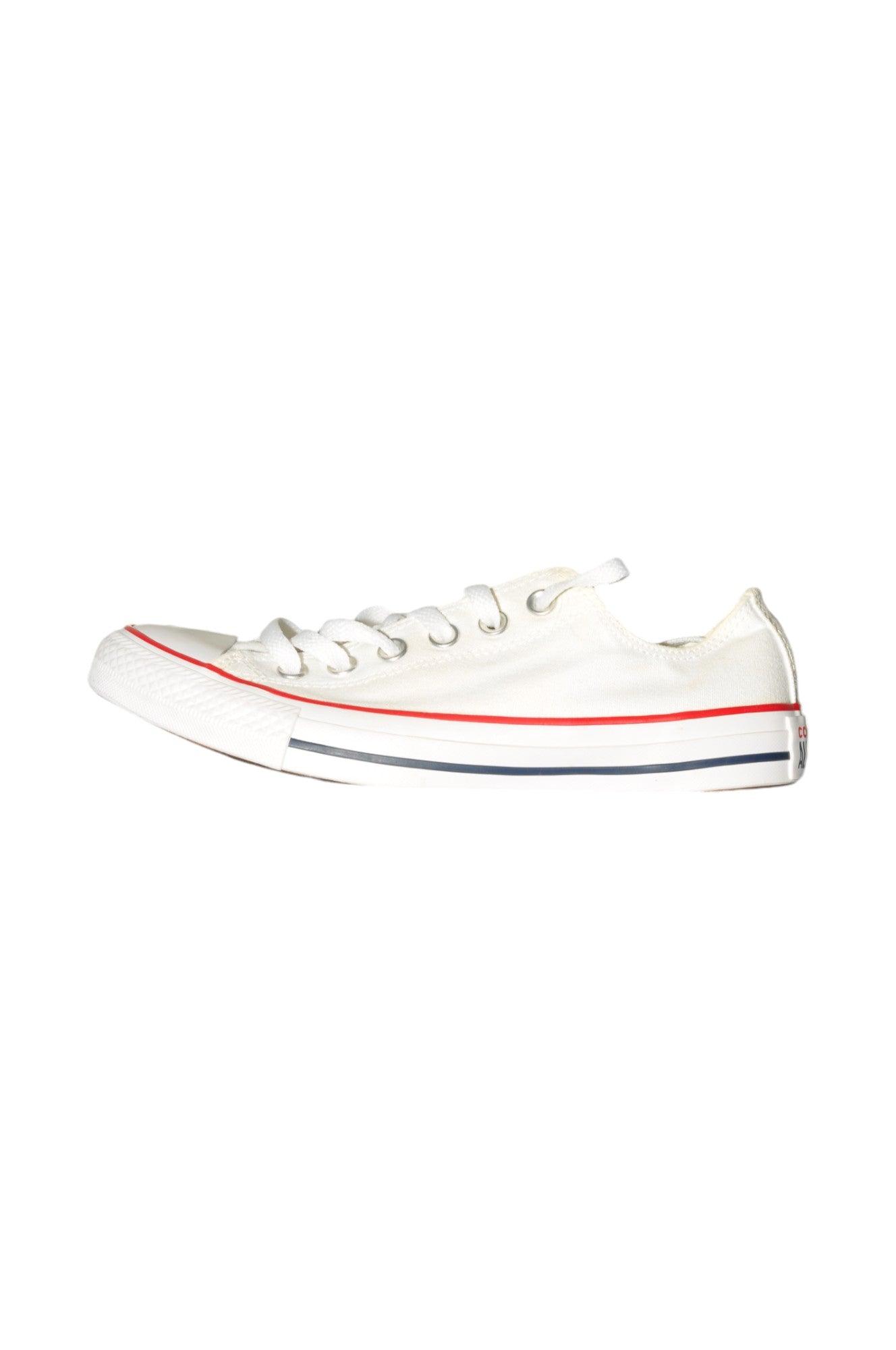 Stylish CONVERSE Women's White Regular Fit Sneakers - Size 7.5