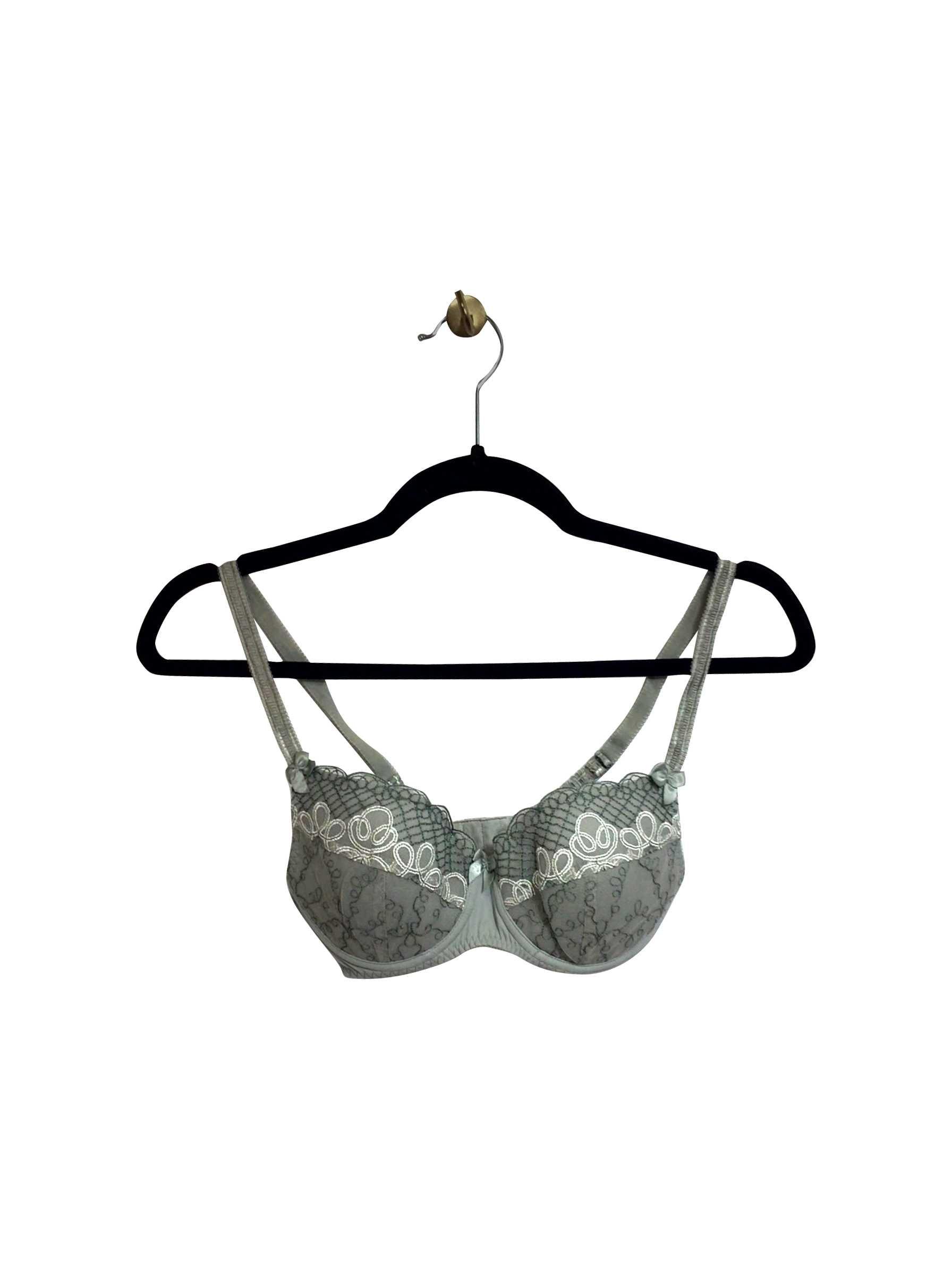 Fully Fitted Regular Fit Green Bra for Women - Size 30C