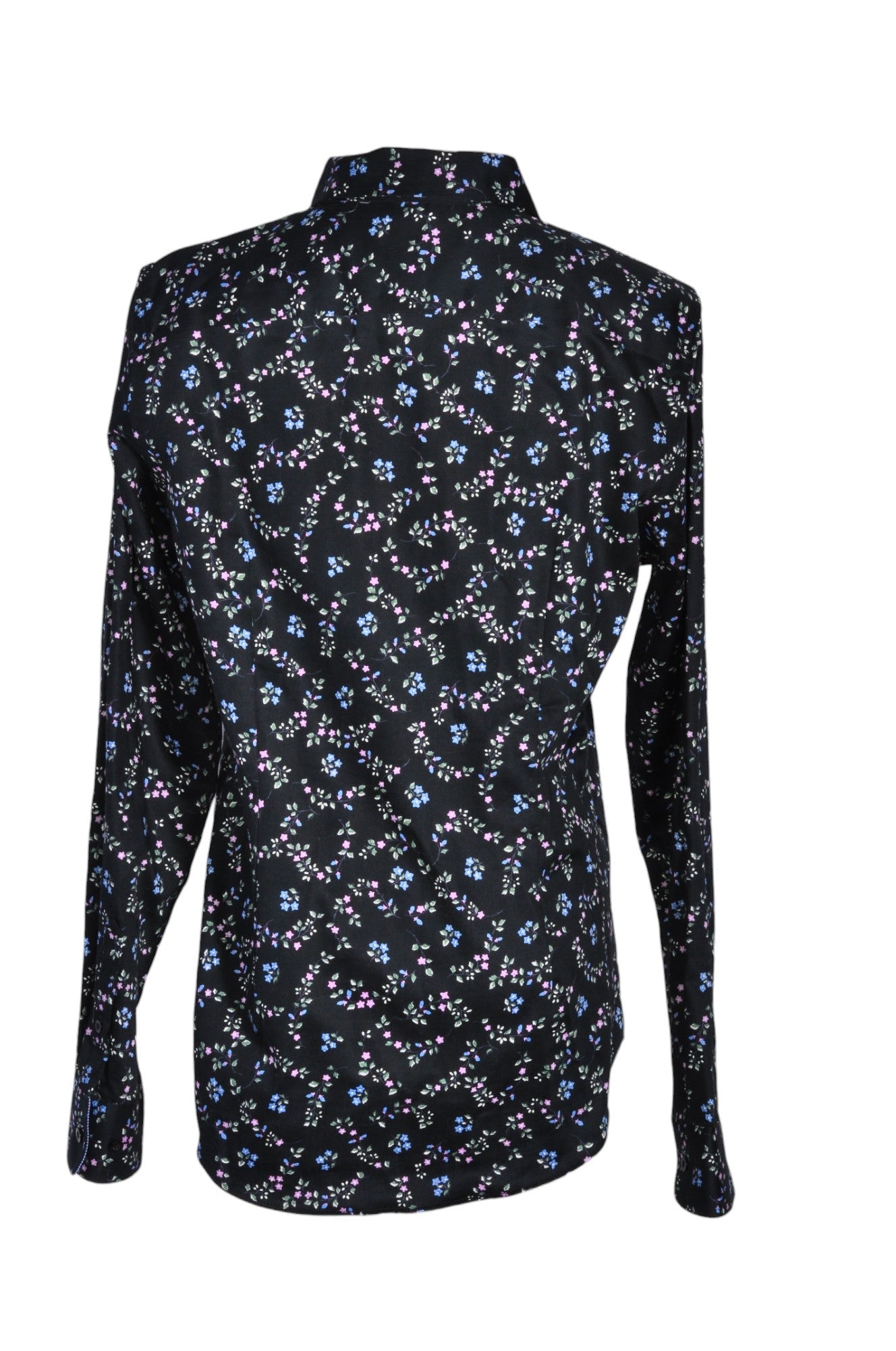 Stylish CHAPS Women's Black Regular Fit Button Down Tops - Size M