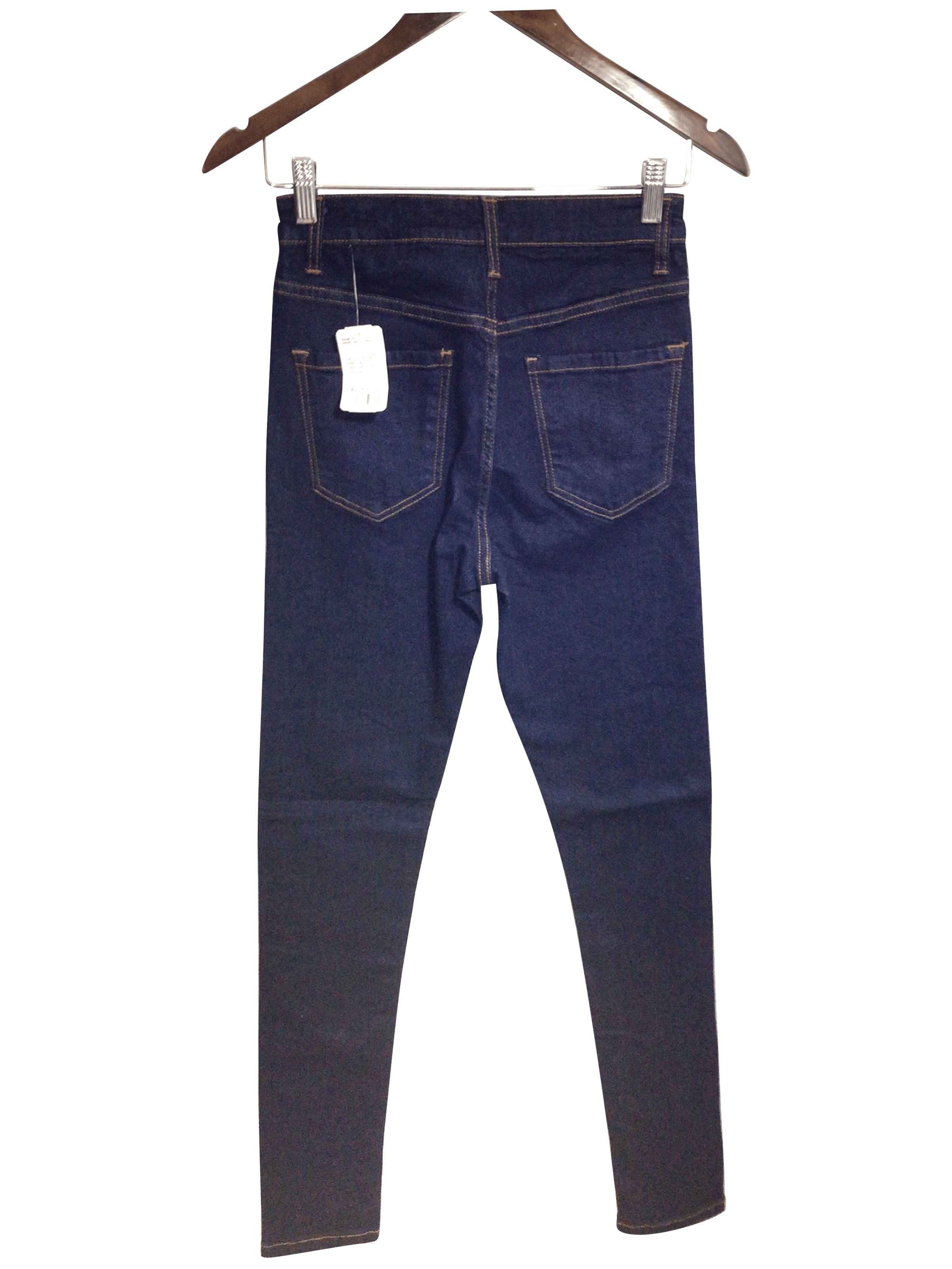 FOREVER 21 Stylish Women's Blue Regular Fit Straight-Legged Jeans Size 25