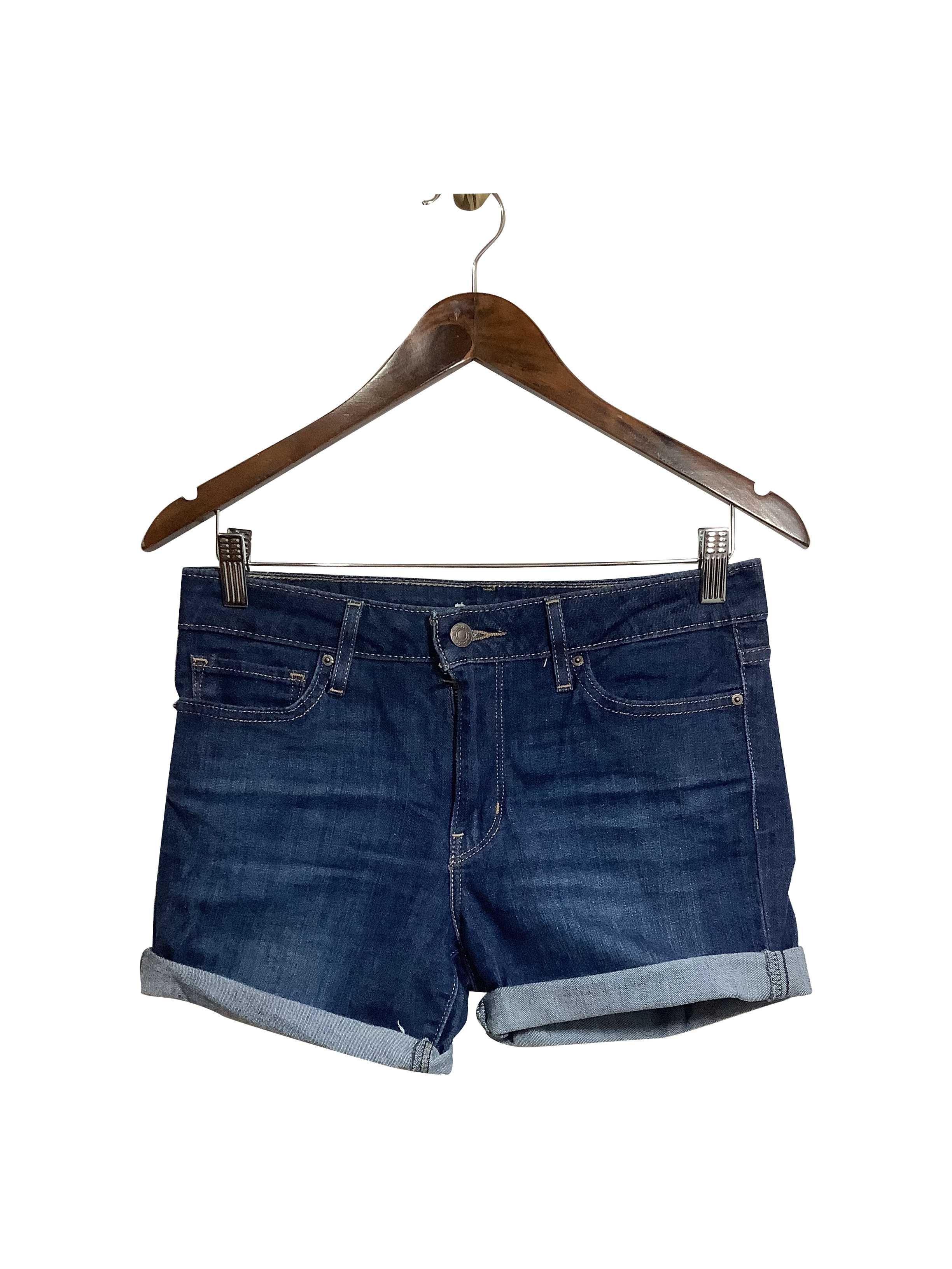 LEVI'S Blue Regular Fit Mid - thigh Jeans Shorts Size 28 - Second Hand