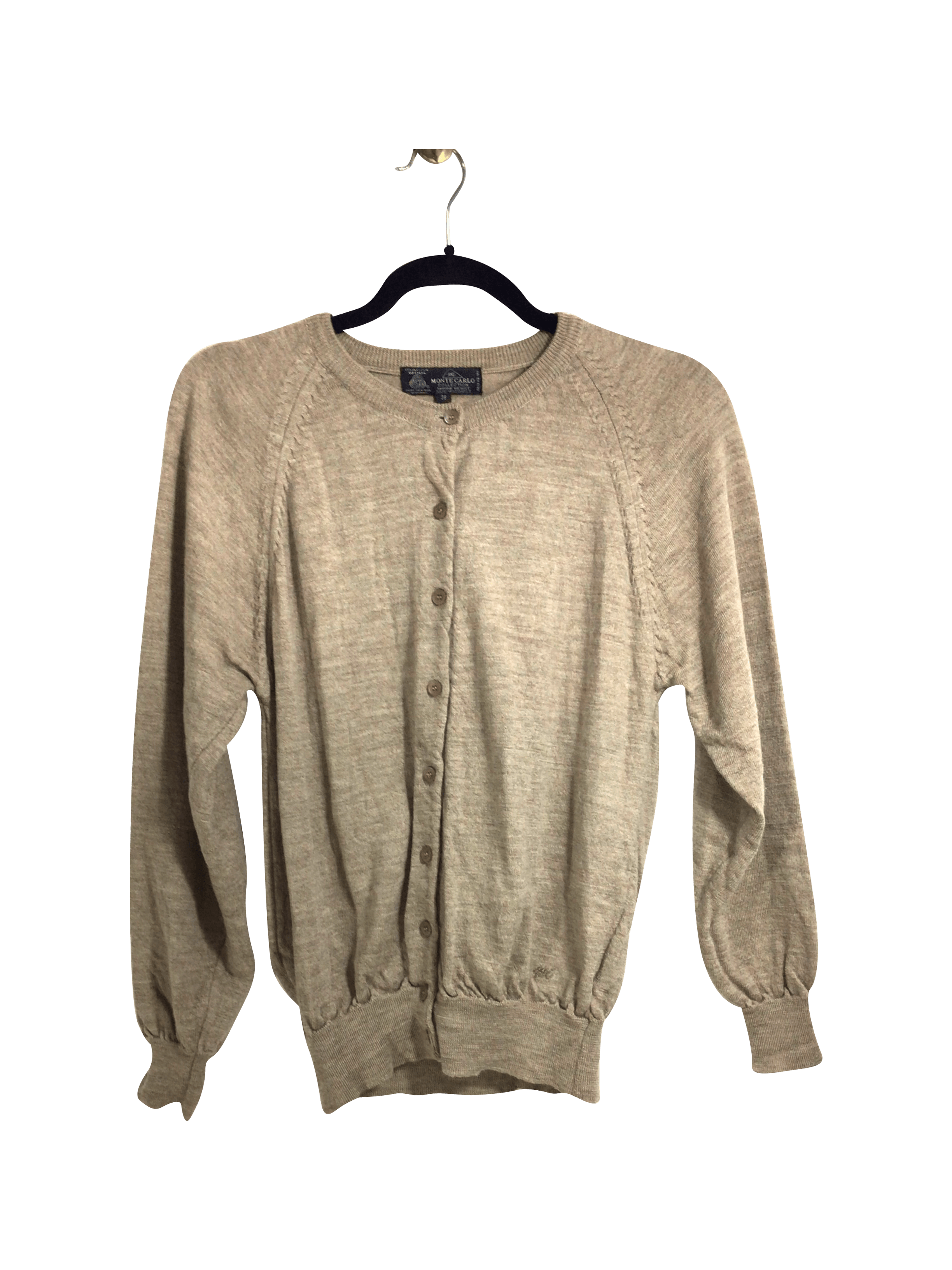 MONTE CARLO Stylish Women's Gray Button - Down Regular - Fit Tops Size 38