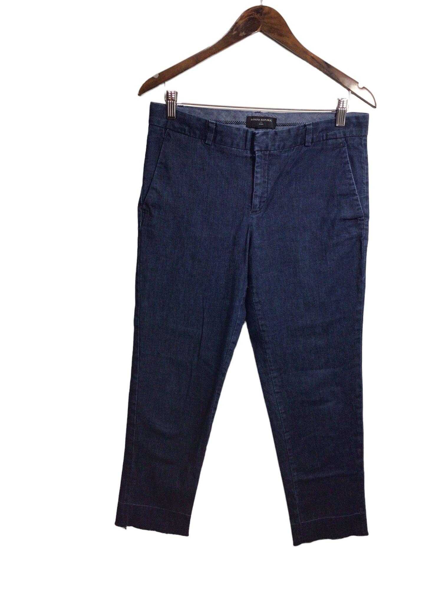 BANANA REPUBLIC Stylish Women's Blue Regular Fit Straight-Legged Jeans - Size 29