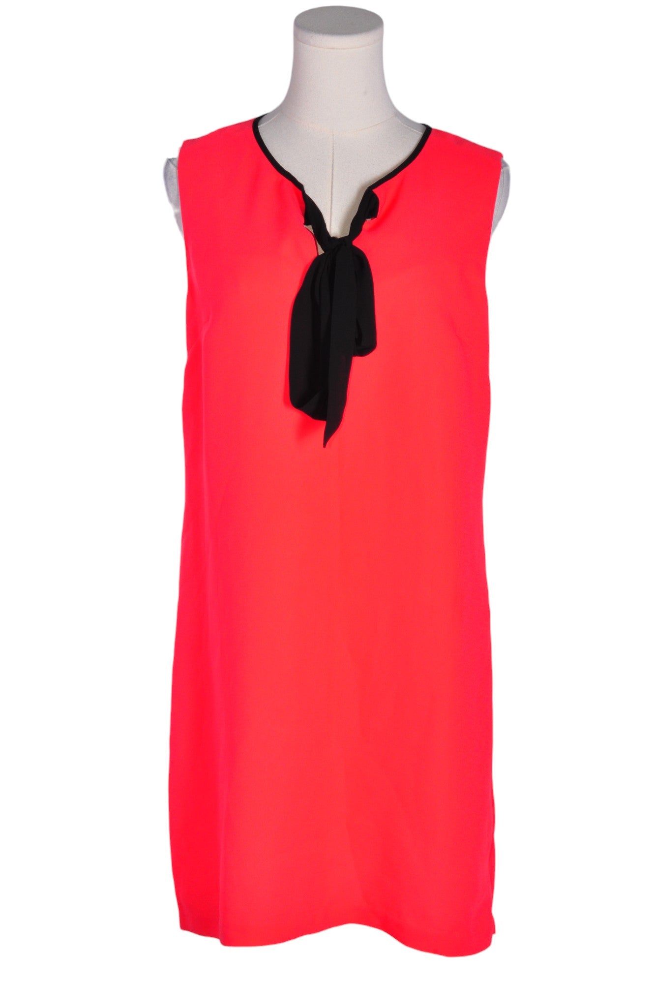 CECE Stylish Women's Orange Drop Waist Regular Fit Dress - Size S