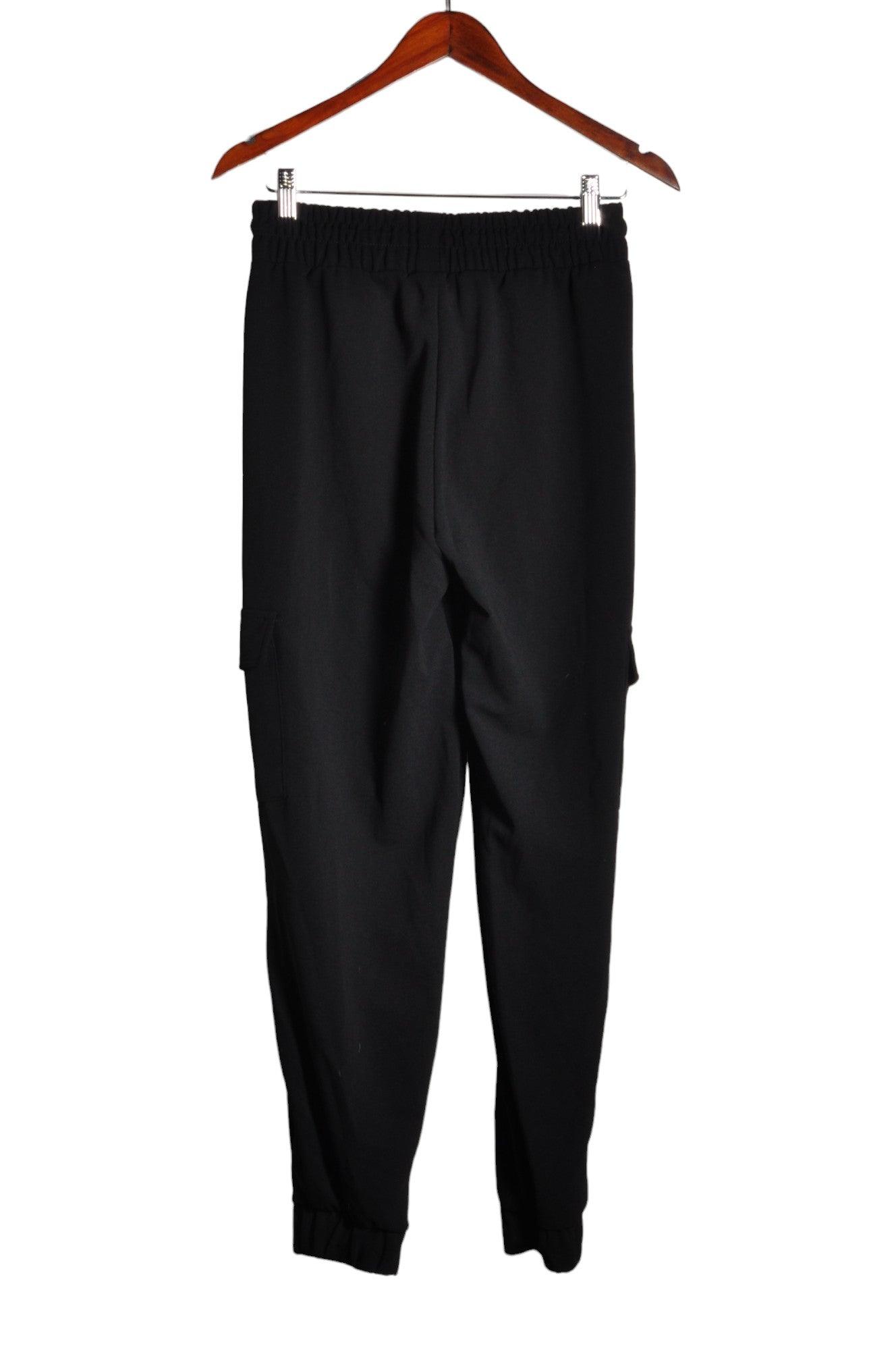 FOREVER 21 Stylish Women's Black Regular Fit Work Pants - Size L