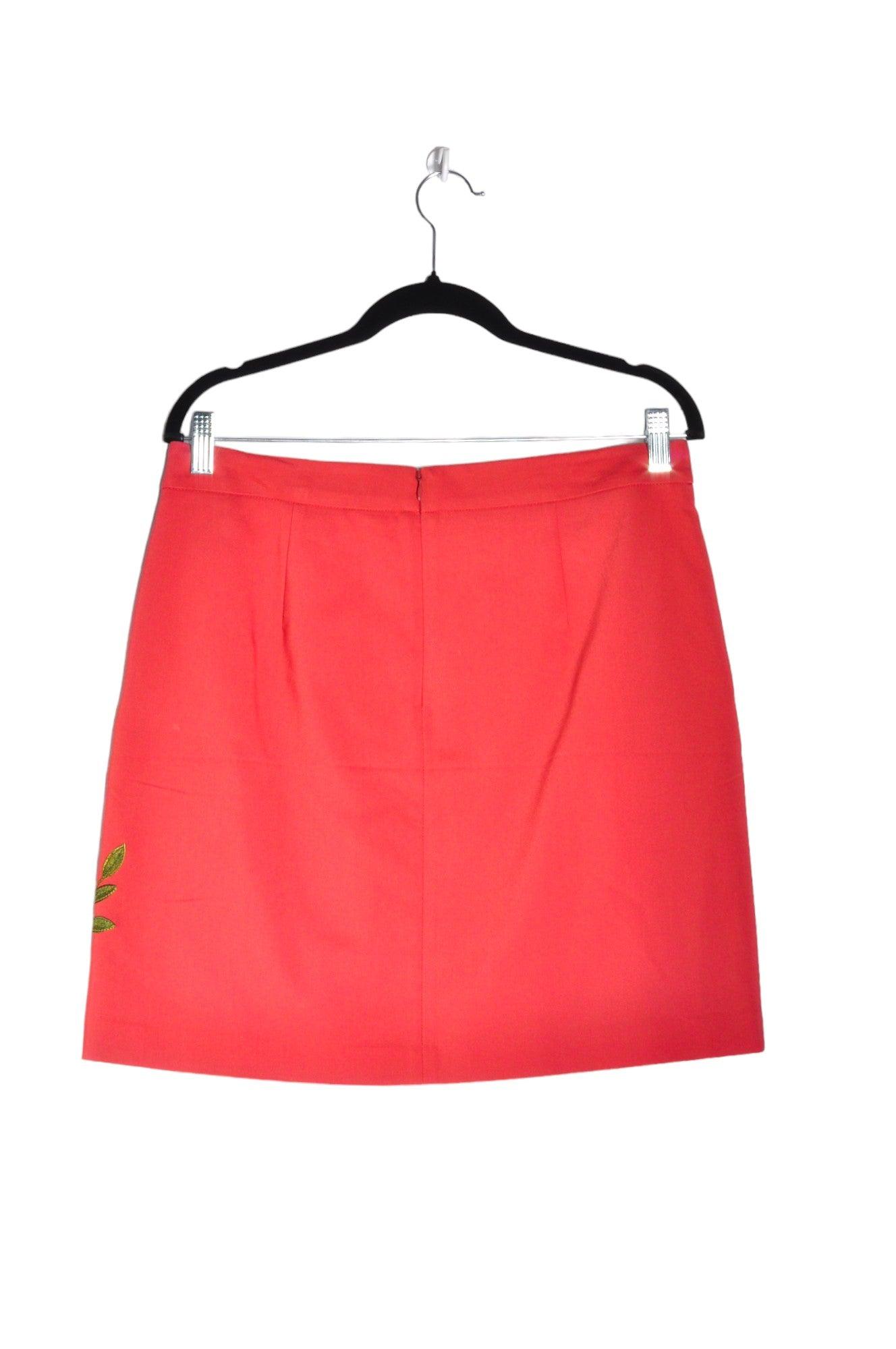 CONTEMPORAINE Stylish Pink Regular-fit Women's Casual Skirt - Size 8