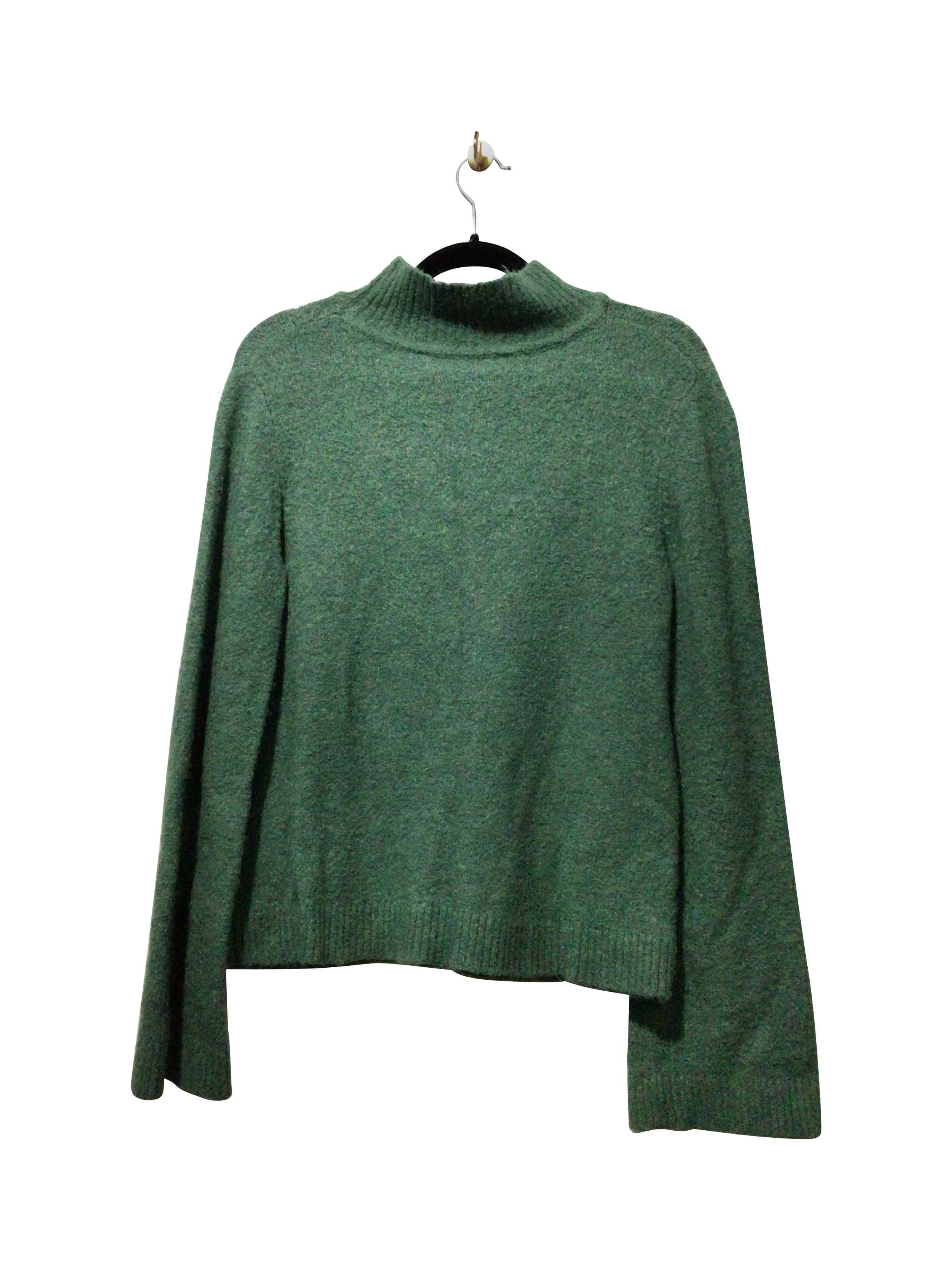 CONTEMPORAINE Stylish Regular Fit Green T-shirt - Size S