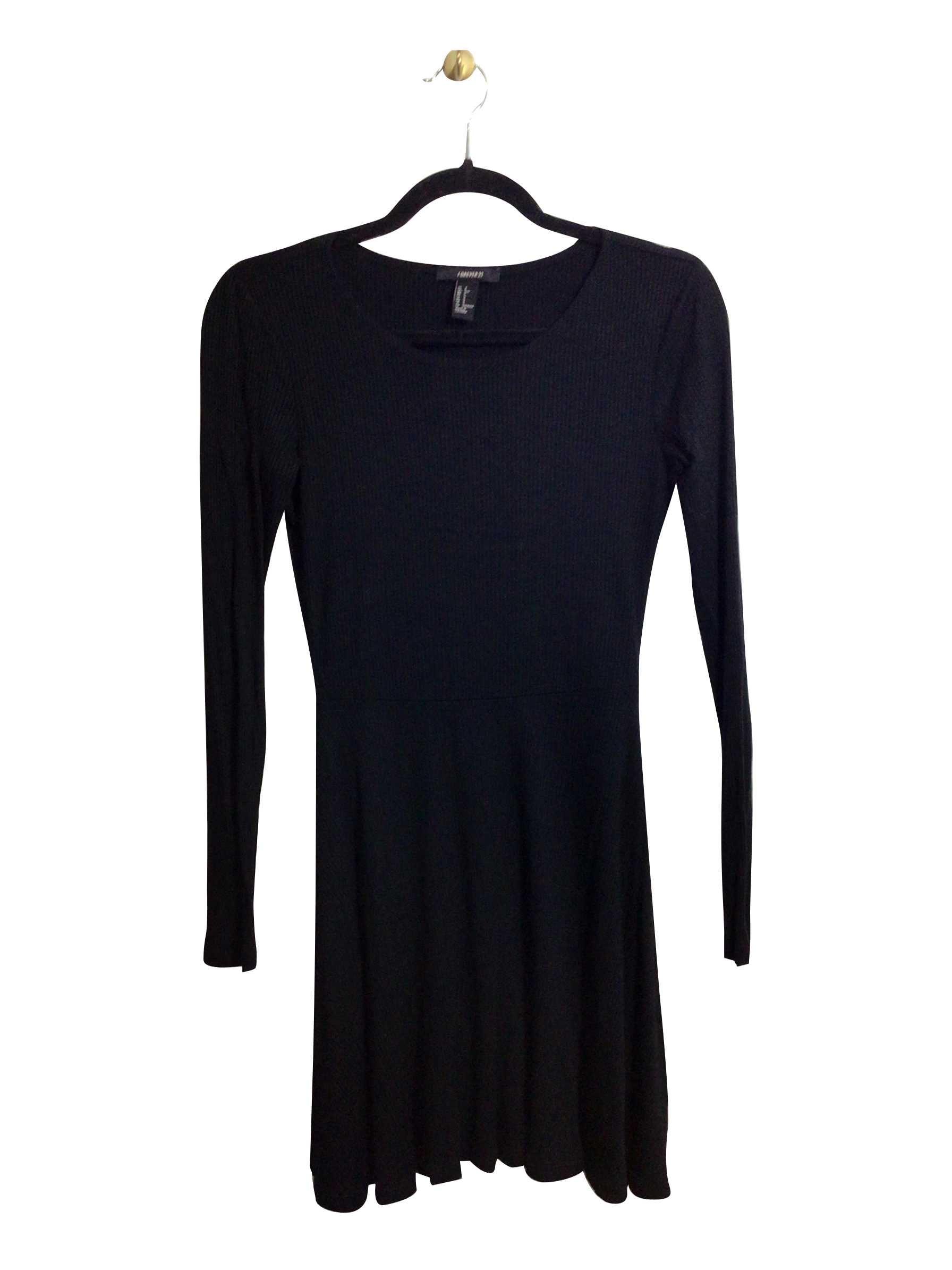 FOREVER 21 Stylish Regular Fit Black Shift Dress - Size S