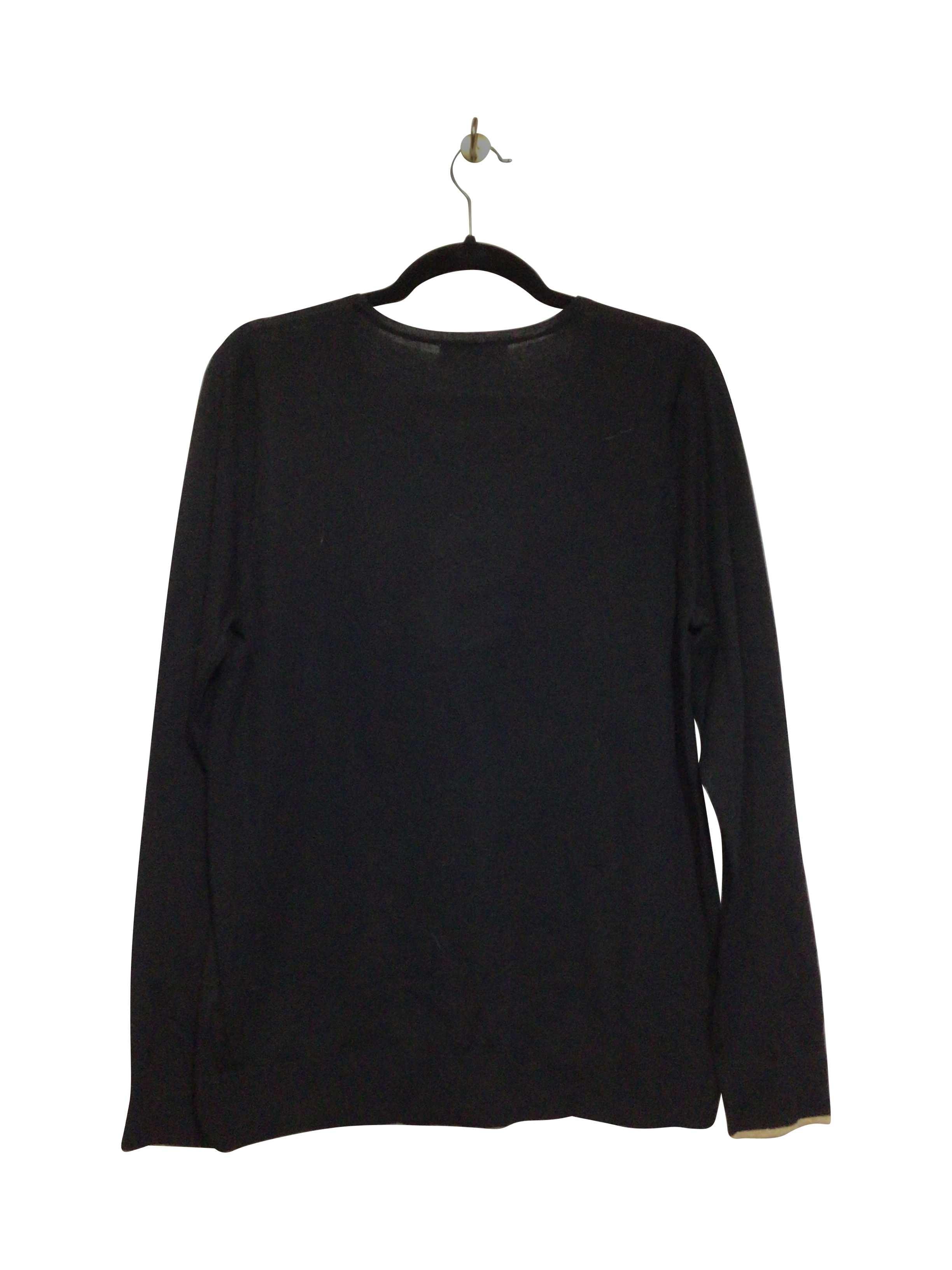 OLIVIER BONAS Stylish Regular Fit Black T-shirt - Size M
