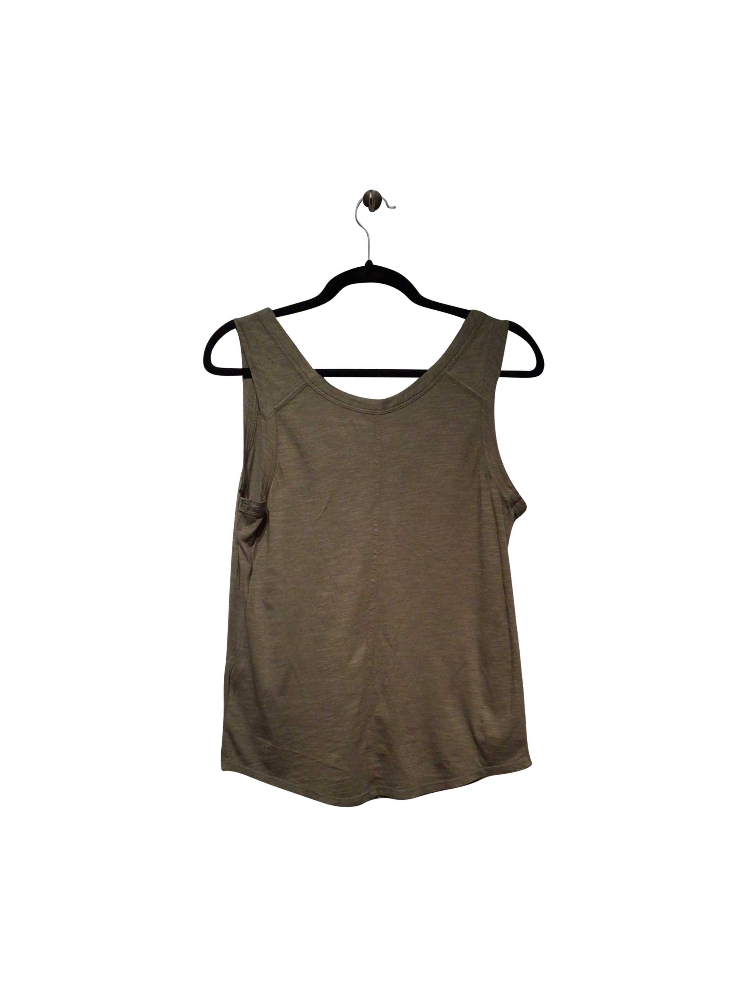 BANANA REPUBLIC Stylish Regular Fit Green Tank Top - Size M