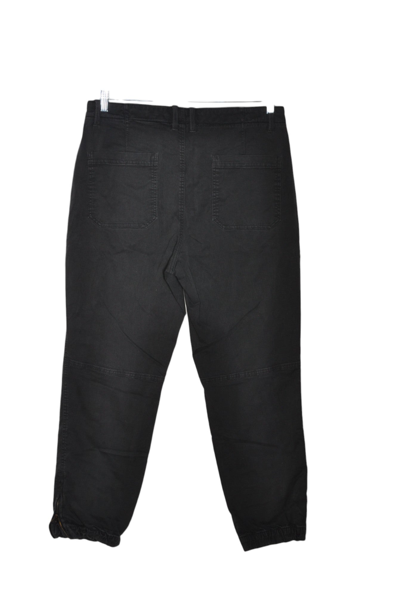BANANA REPUBLIC Stylish Women's Straight-Legged Black Regular Fit Jeans - Size 14