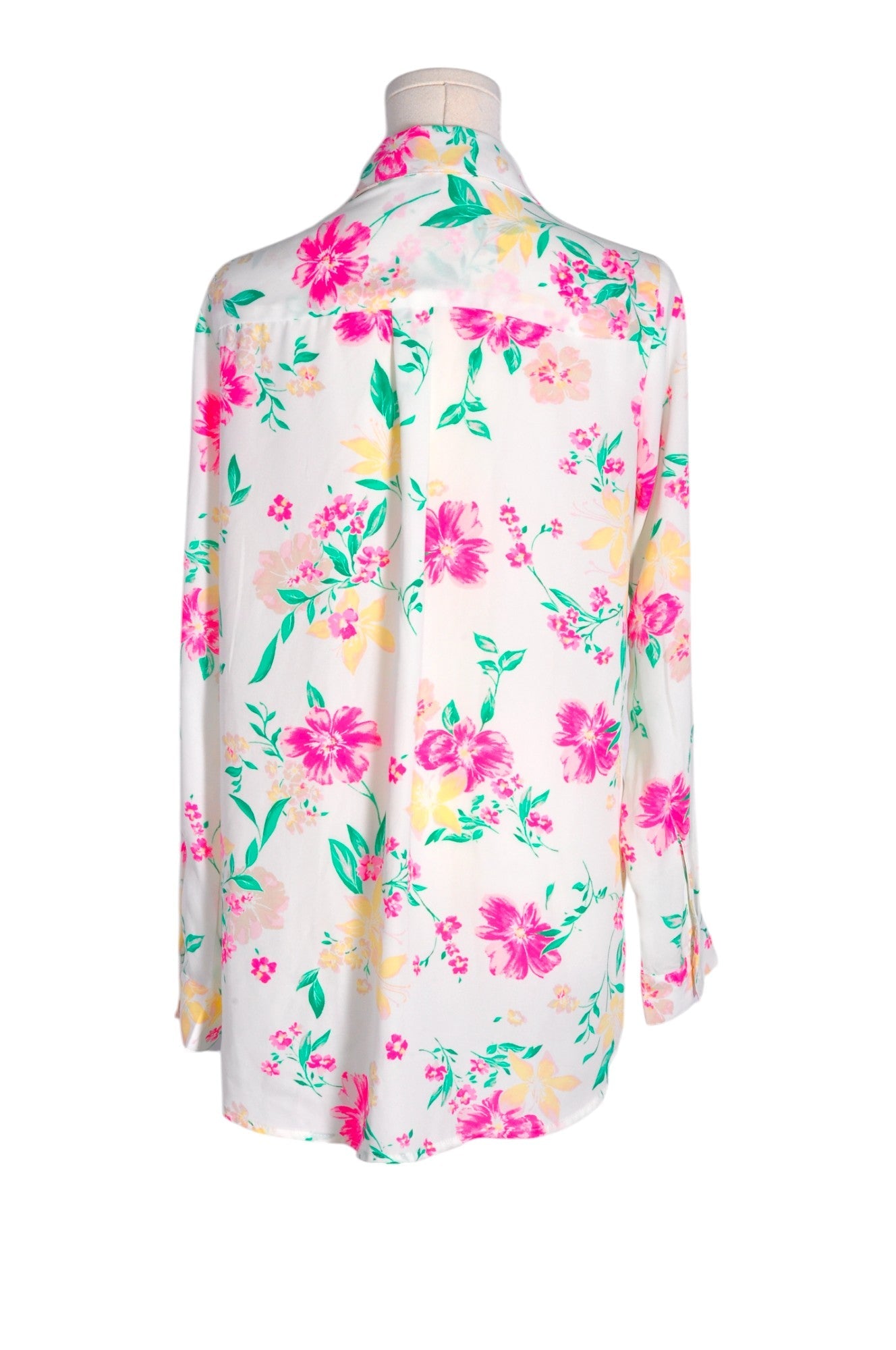LILY MORGAN Women's Classic White Regular Fit Button - Down Top - Size S