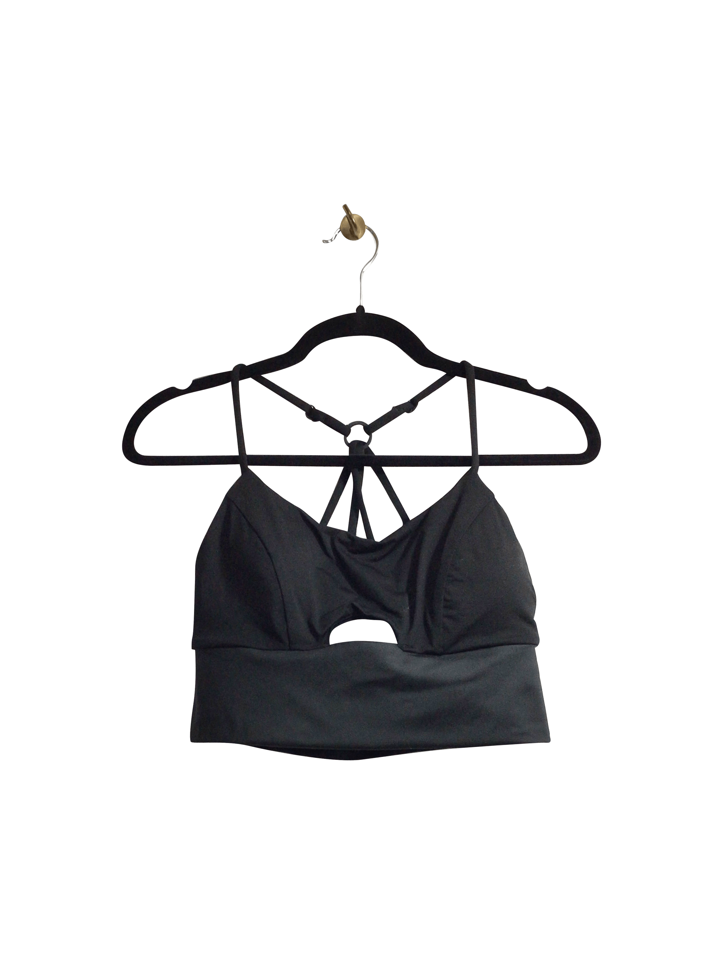 MICHI Stylish Women's Black Regular Fit Crop Tops - Size M
