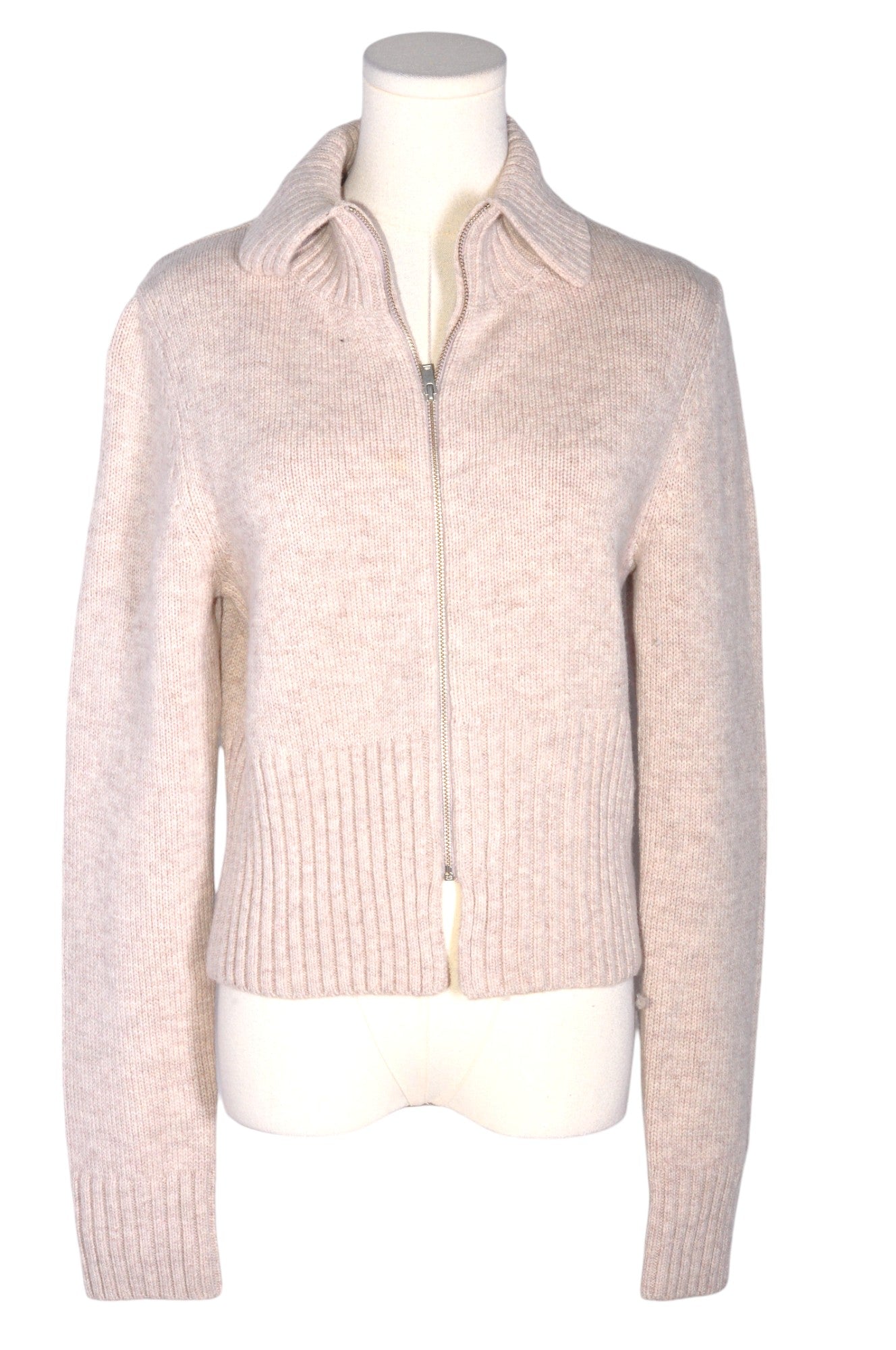 COS Second - Hand Women's Gray Regular - Fit Wool Sweater - Size S