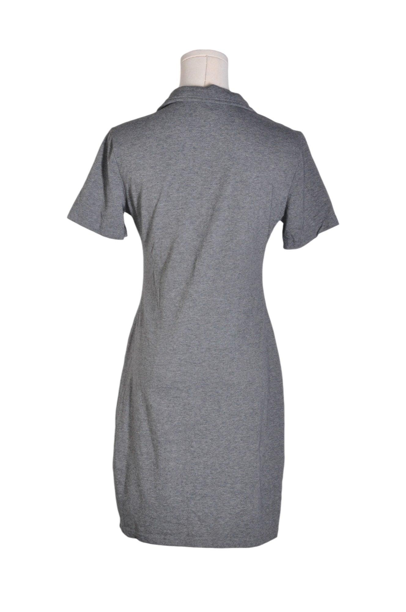 Stylish DAISY Women's Gray Regular-Fit Shirt Dress - Size L
