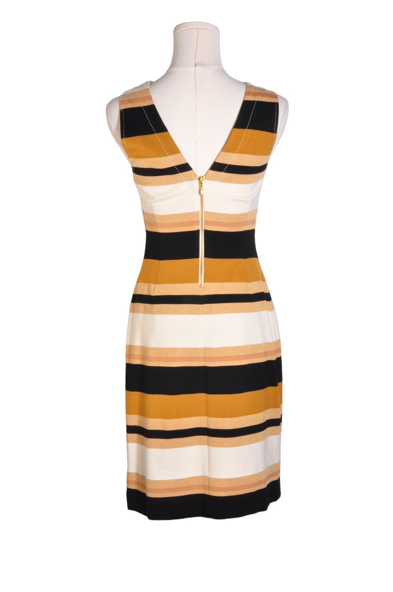 BANANA REPUBLIC Women's Elegant Beige Regular Fit Sheath Dress - Size 4
