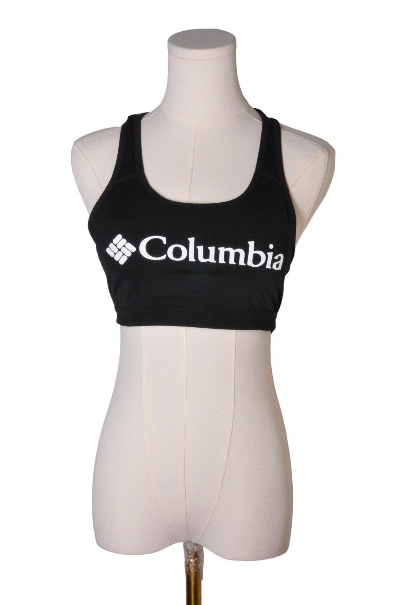 COLUMBIA Women's Premium Activewear Black Regular Fit Sports Bras - Size S