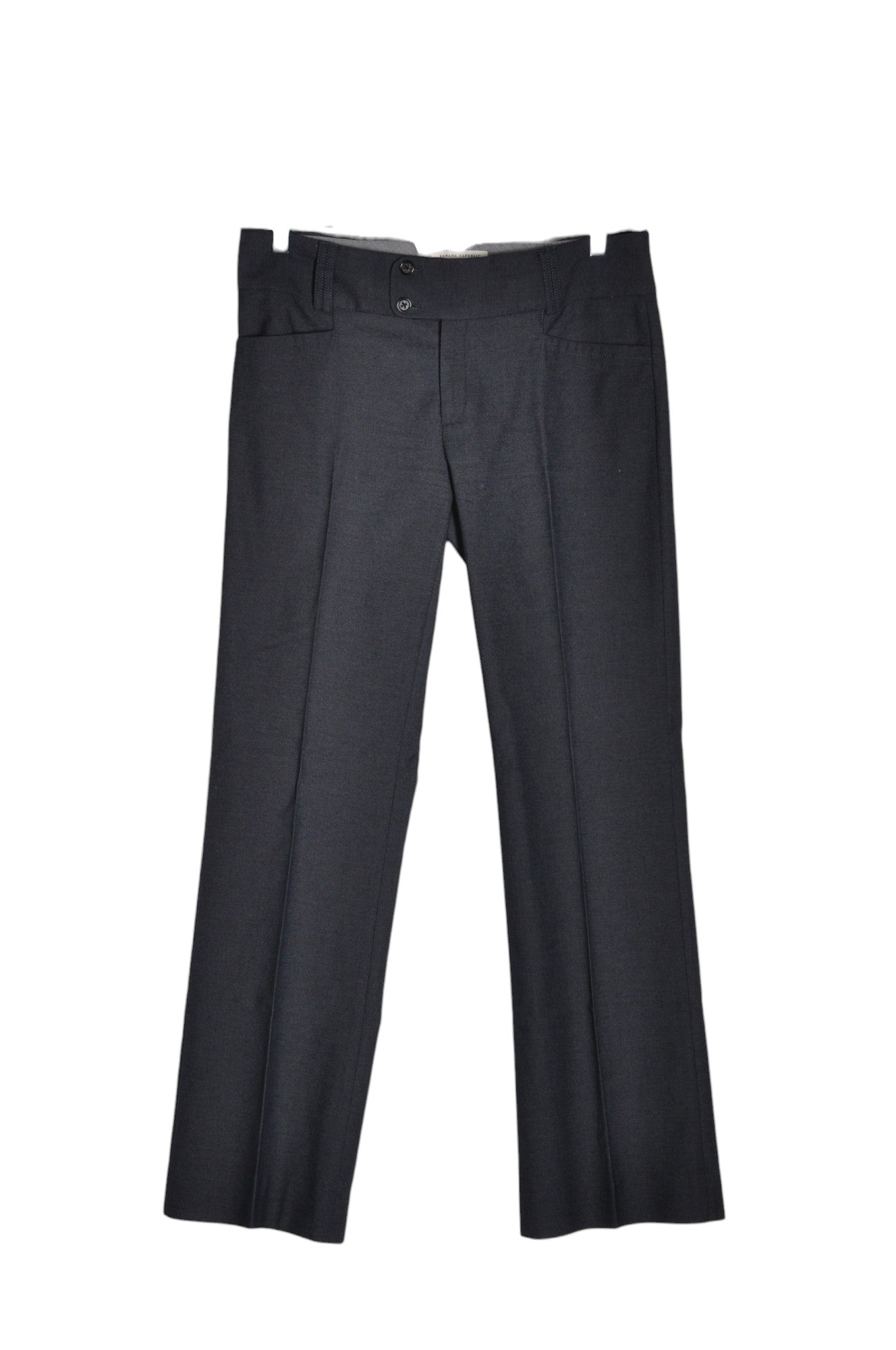 BANANA REPUBLIC Stylish Women's Gray Regular Fit Work Pants - Size 10S
