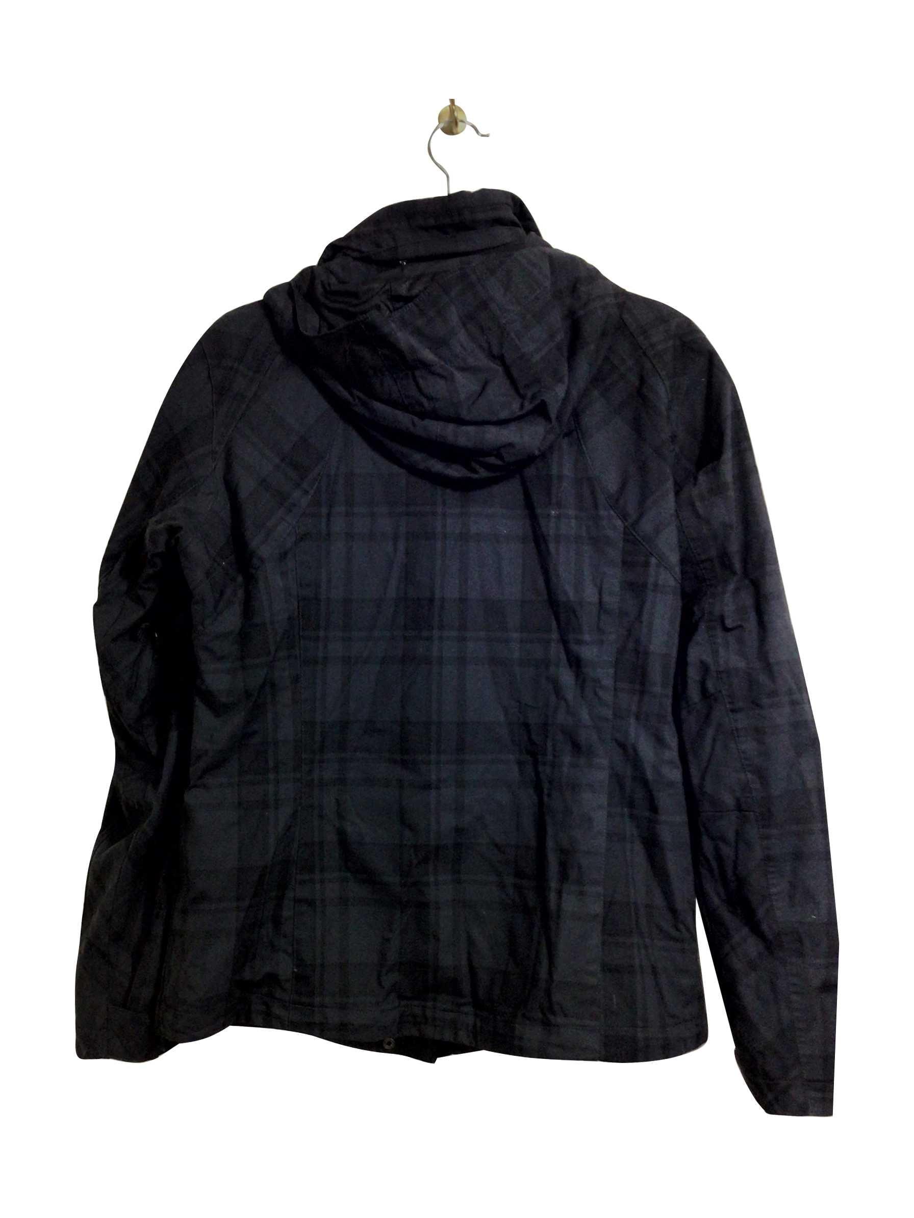 COLUMBIA Stylish Regular Fit Black Coat - Size M