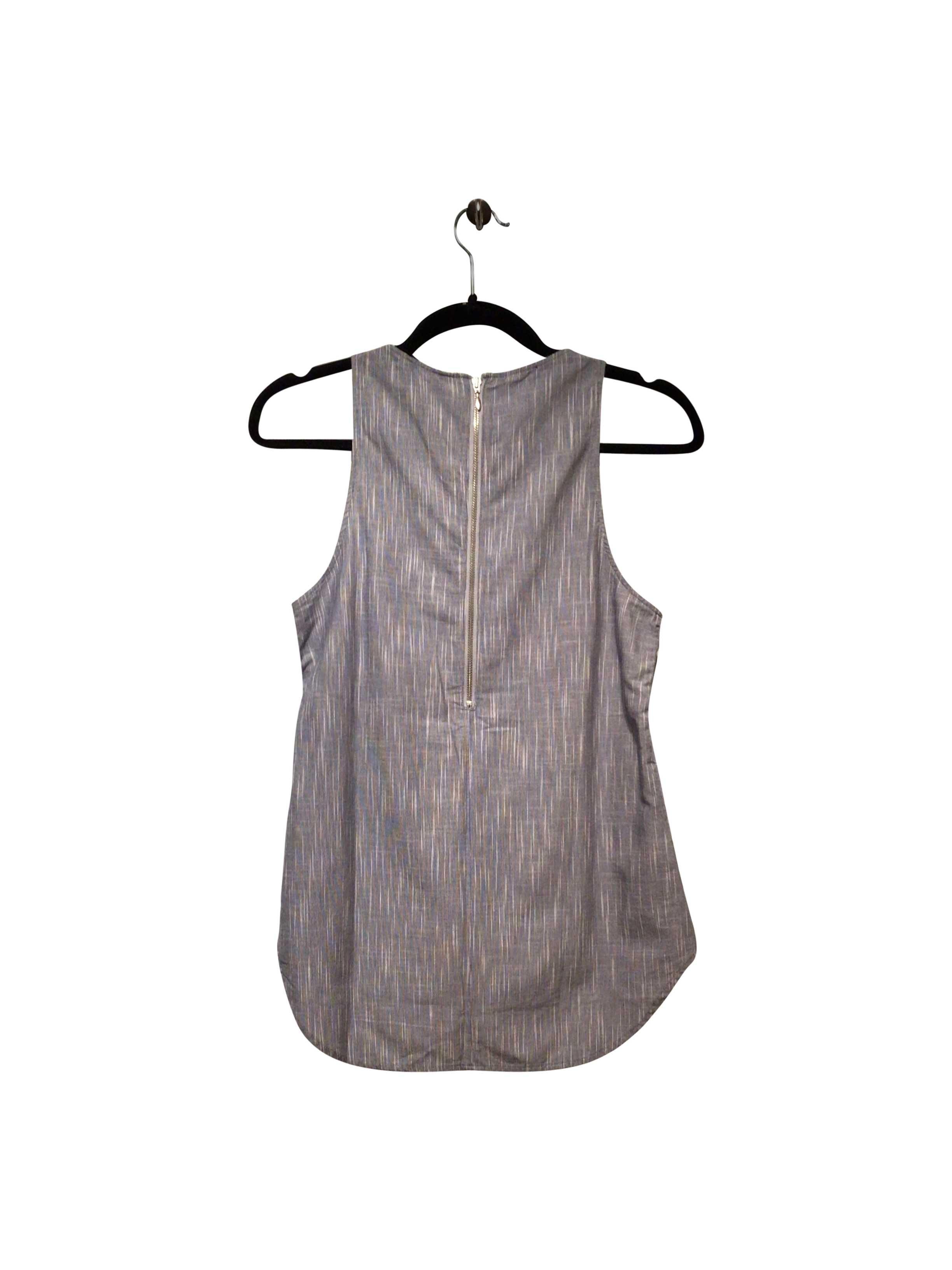 BANANA REPUBLIC Stylish Regular Fit Gray Blouse - Size 4
