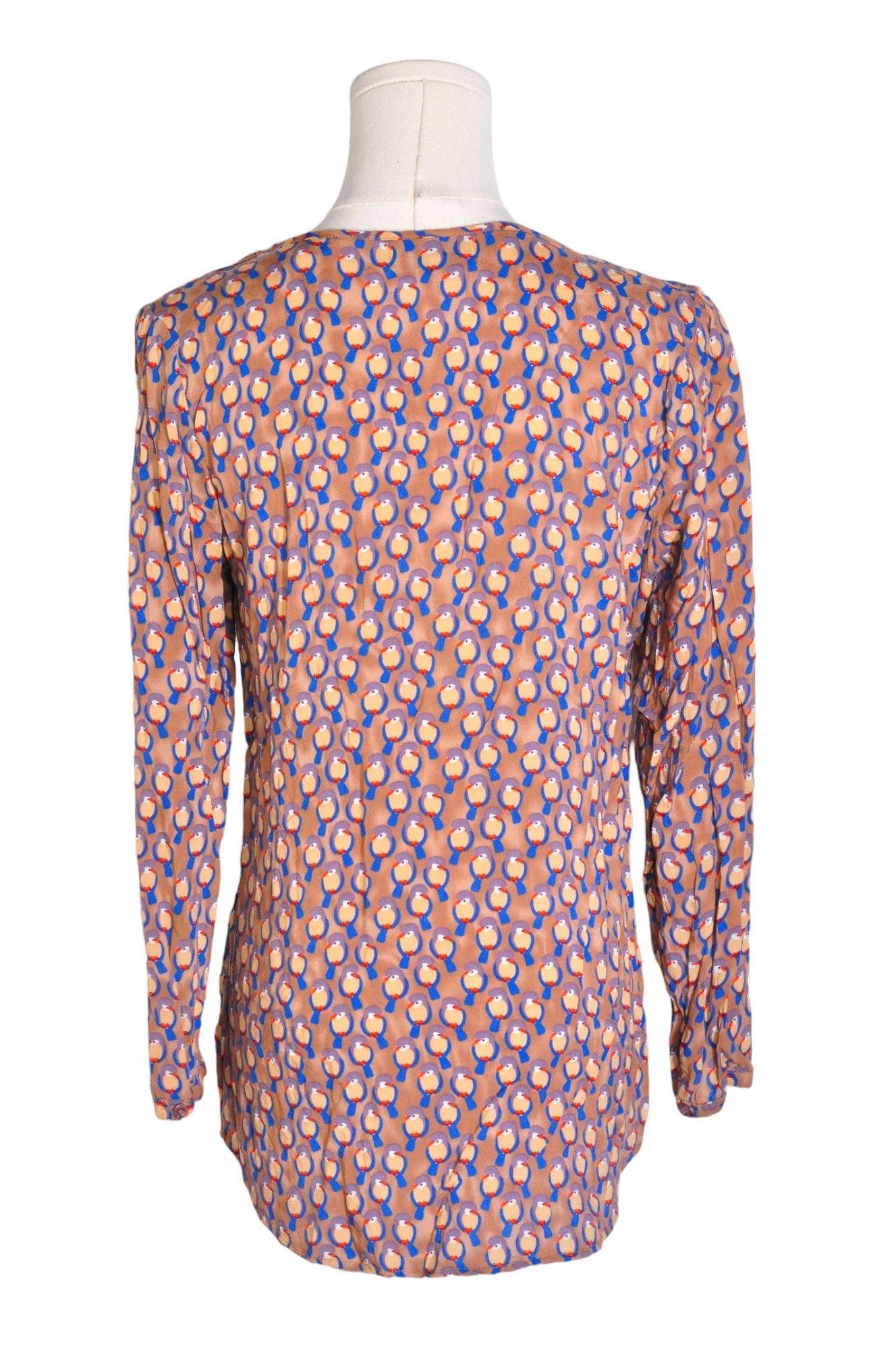 PAPILLON Stylish Women's Brown Regular-Fit Blouse - Size M