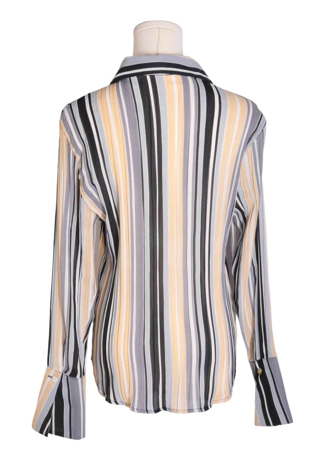 Stylish CAVIAR Women's Blue Regular Fit Button Down Tops - Size S