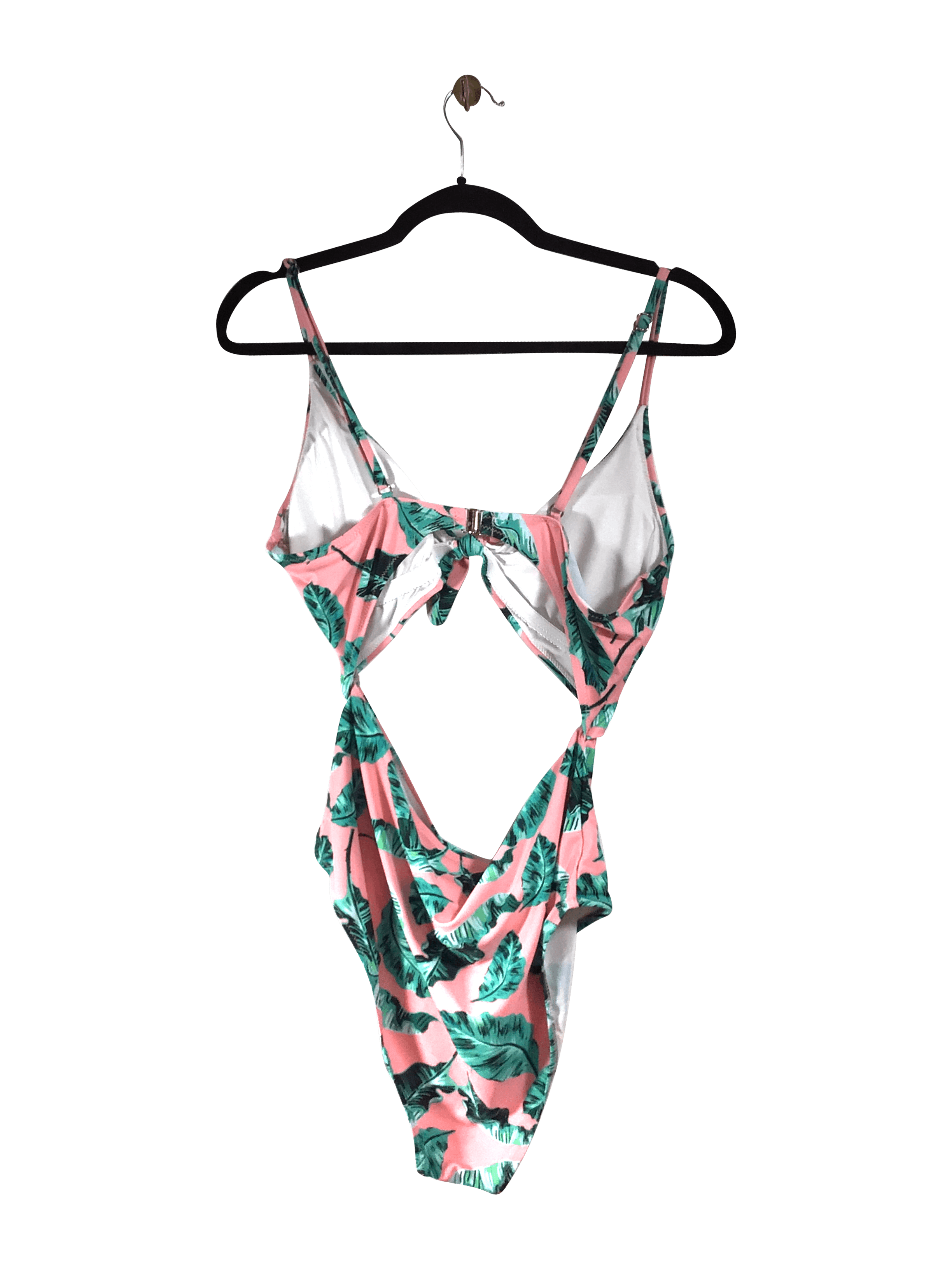 CUPSHE Stylish Women's One Piece Pink Swimsuit - Regular Fit, Size XL