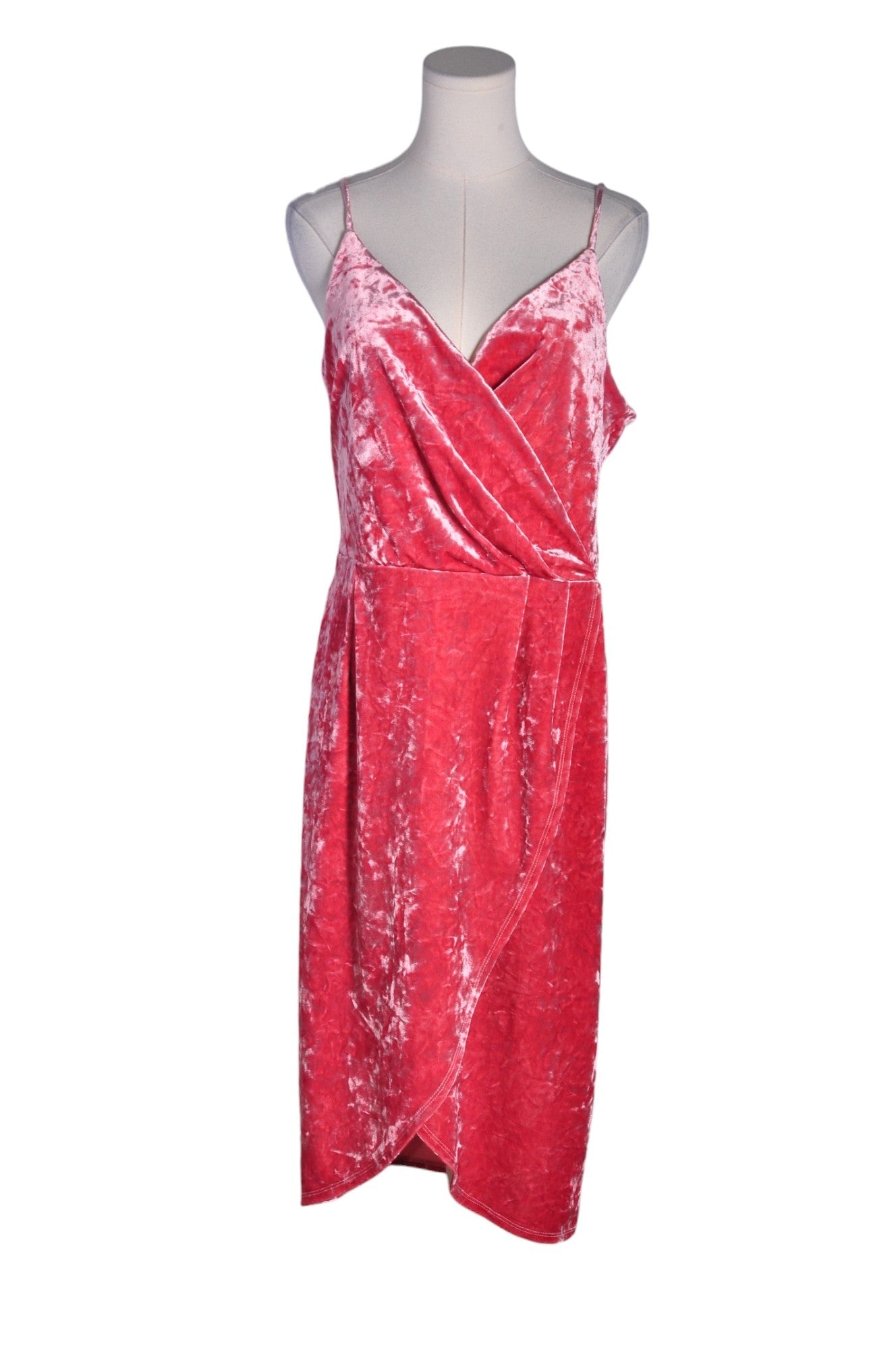 CYNTHIA STEFFE Stylish Women's Pink Wrap Dress - Regular Fit, Size 10