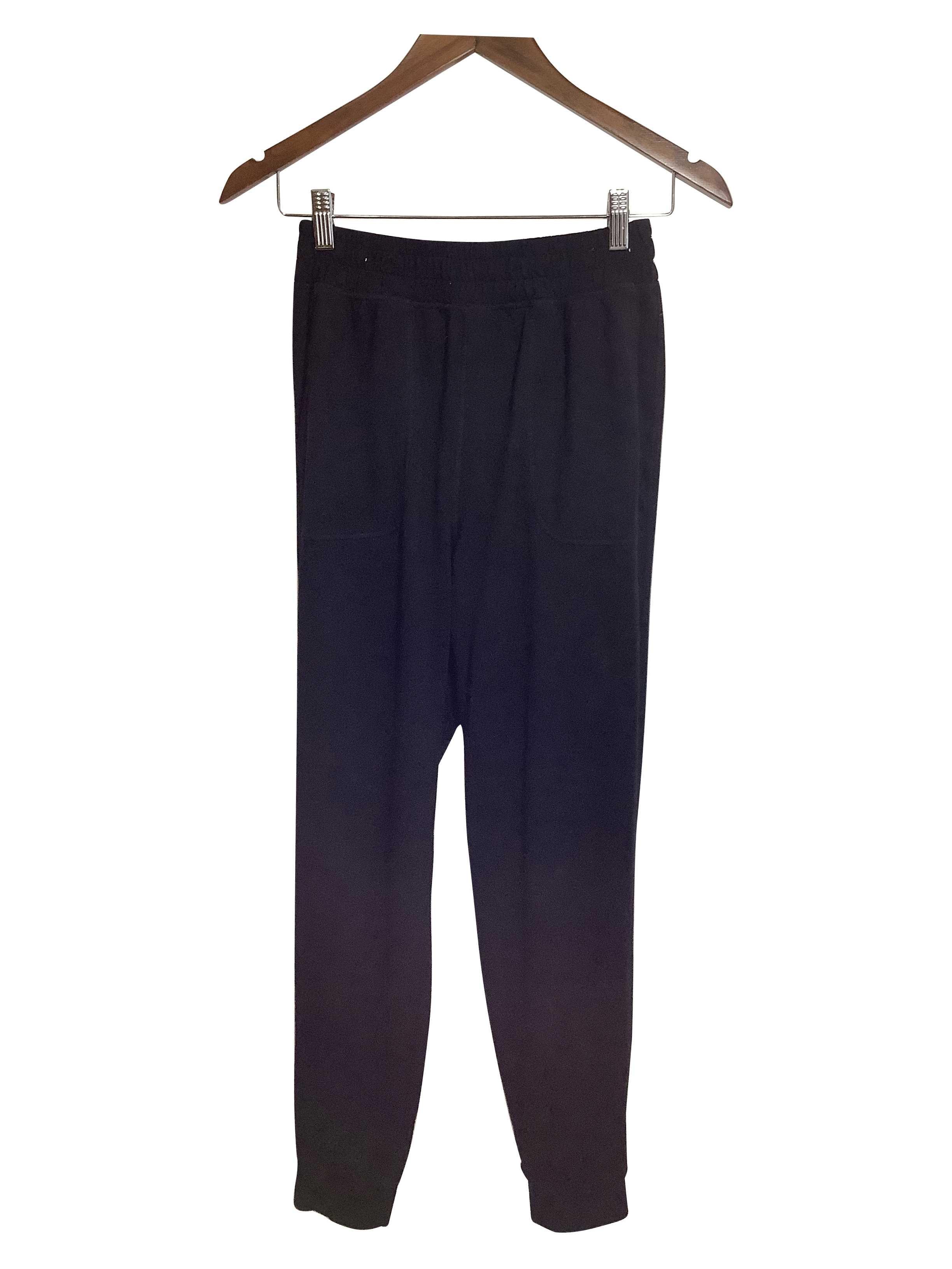 FOREVER 21 Stylish Regular Fit Black Jogging Pants - Size XS