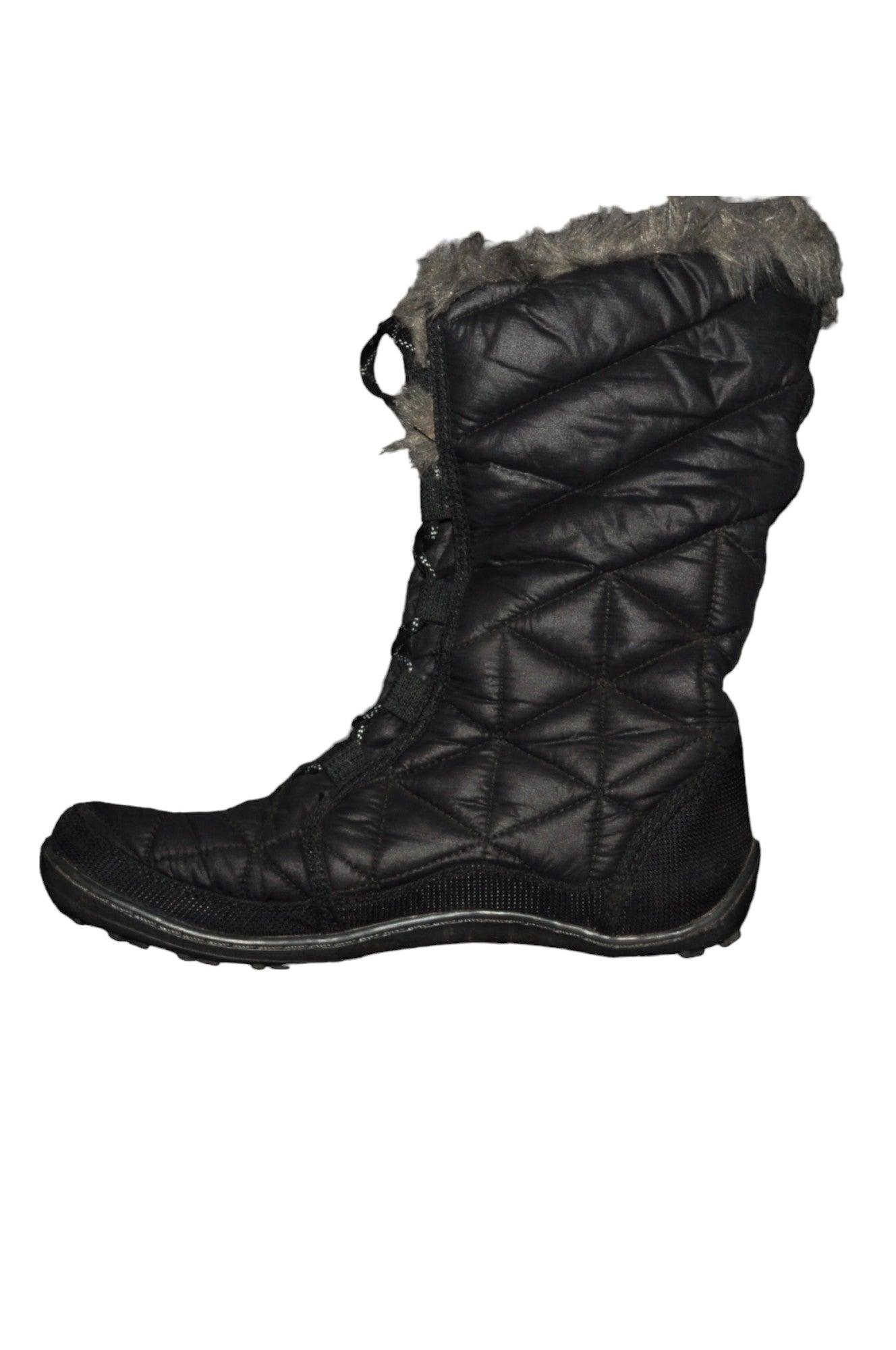 COLUMBIA Stylish Women's Black Boots in Regular Fit - Size 7.5