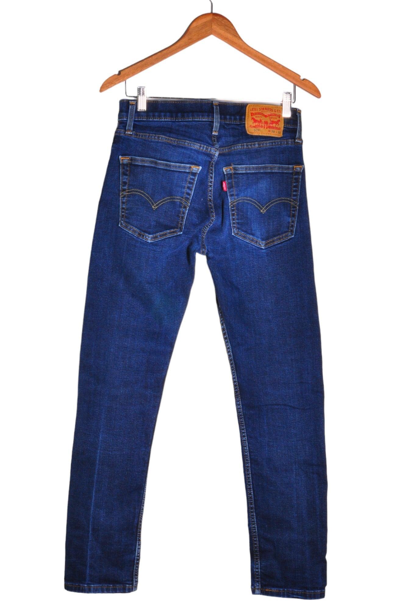 LEVI'S Stylish Women's Blue Regular-Fit Straight-Legged Jeans - Size 30x32