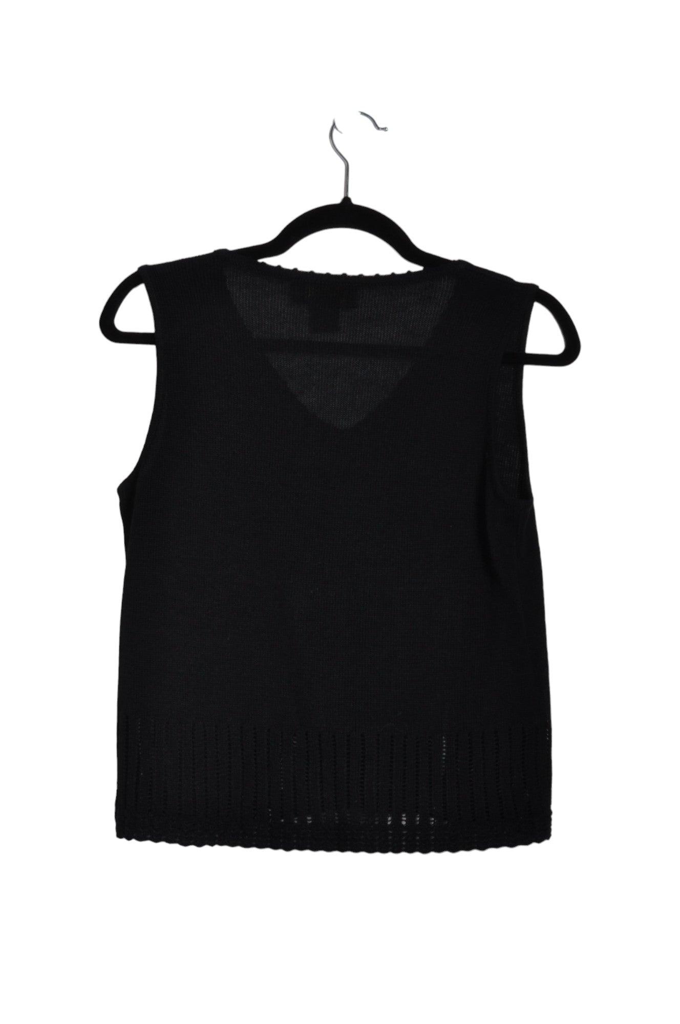 CHARTER CLUB Stylish Women's Black Regular-Fit Blouses - Size S