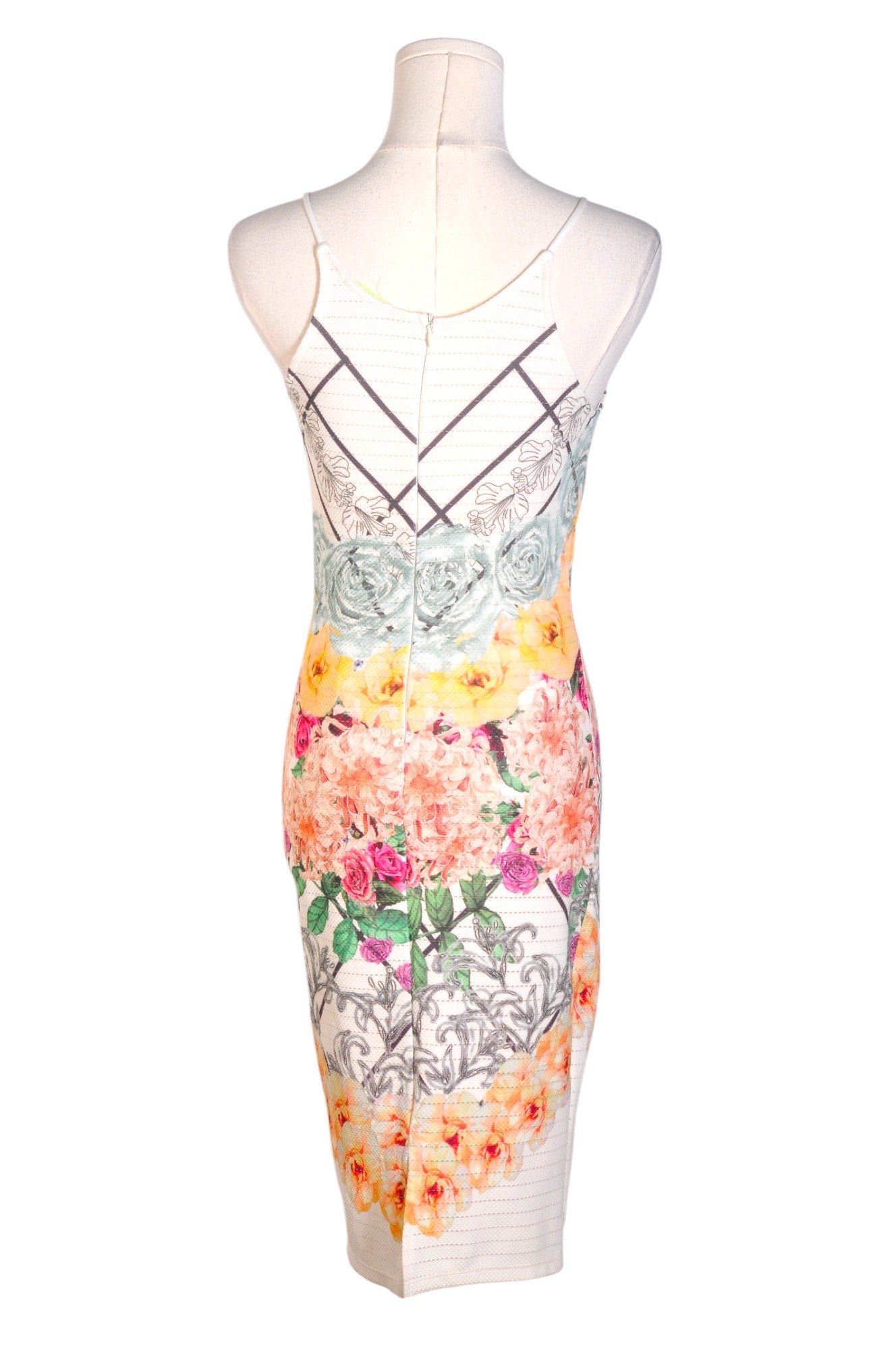 OLIVE TREE Women's Stunning White Regular-Fit Bodycon Dress - Size M