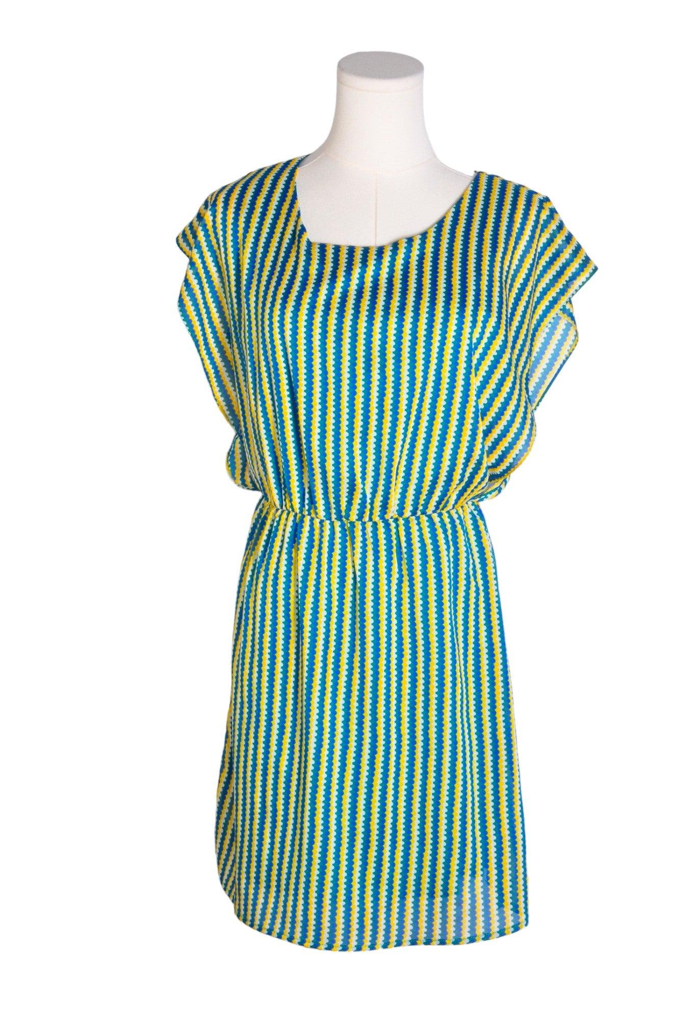 PAISLEY AND IVY Stylish Women's Green Regular Fit & Flare Dress - Size S