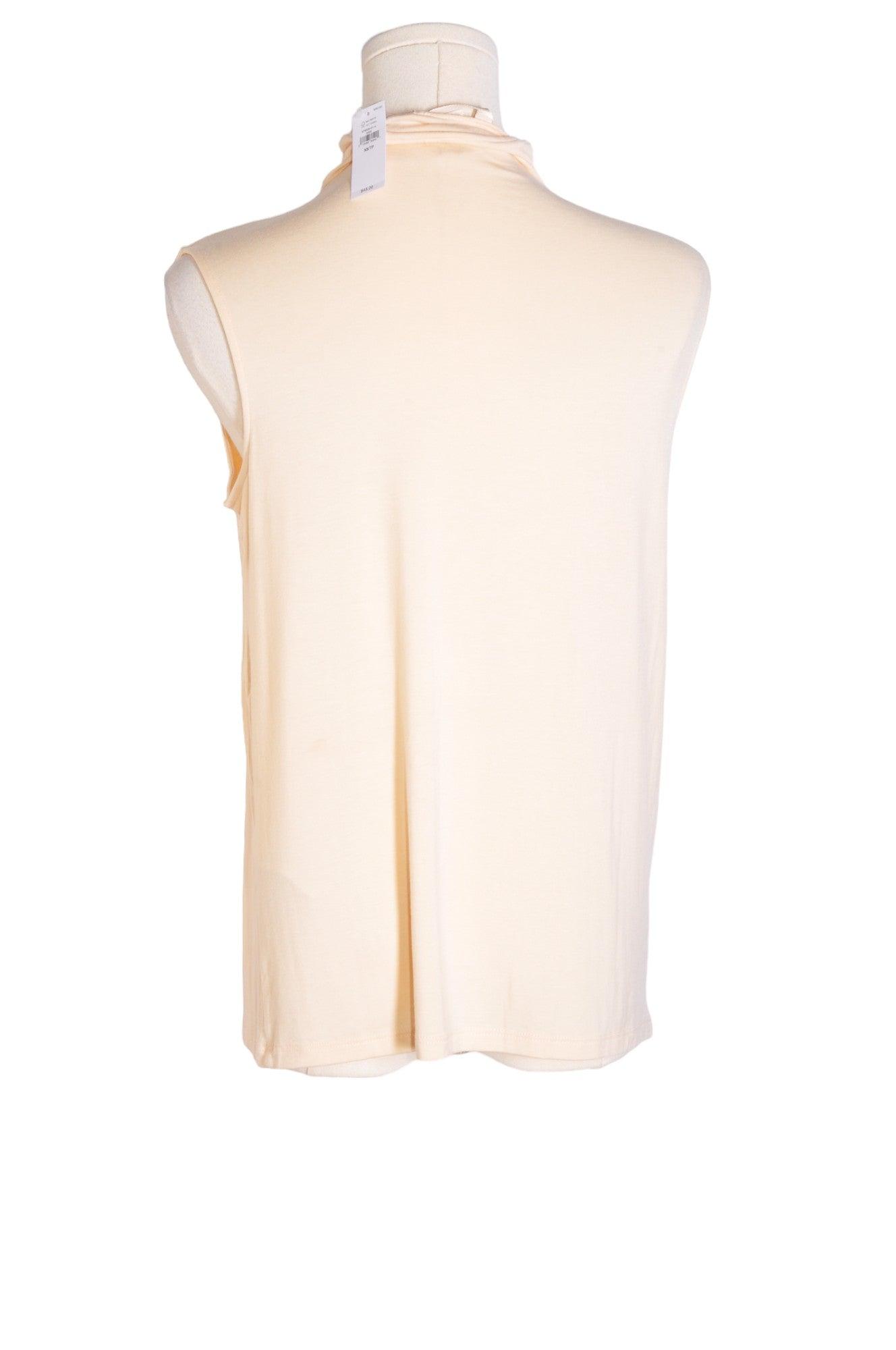 BANANA REPUBLIC Women's White Regular Fit Sleeveless Blouse - XS
