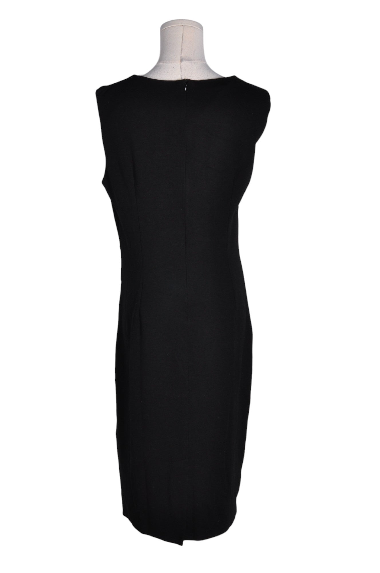 Stylish HOMEYEE Women's Regular-Fit Black Sheath Dress - Size XL