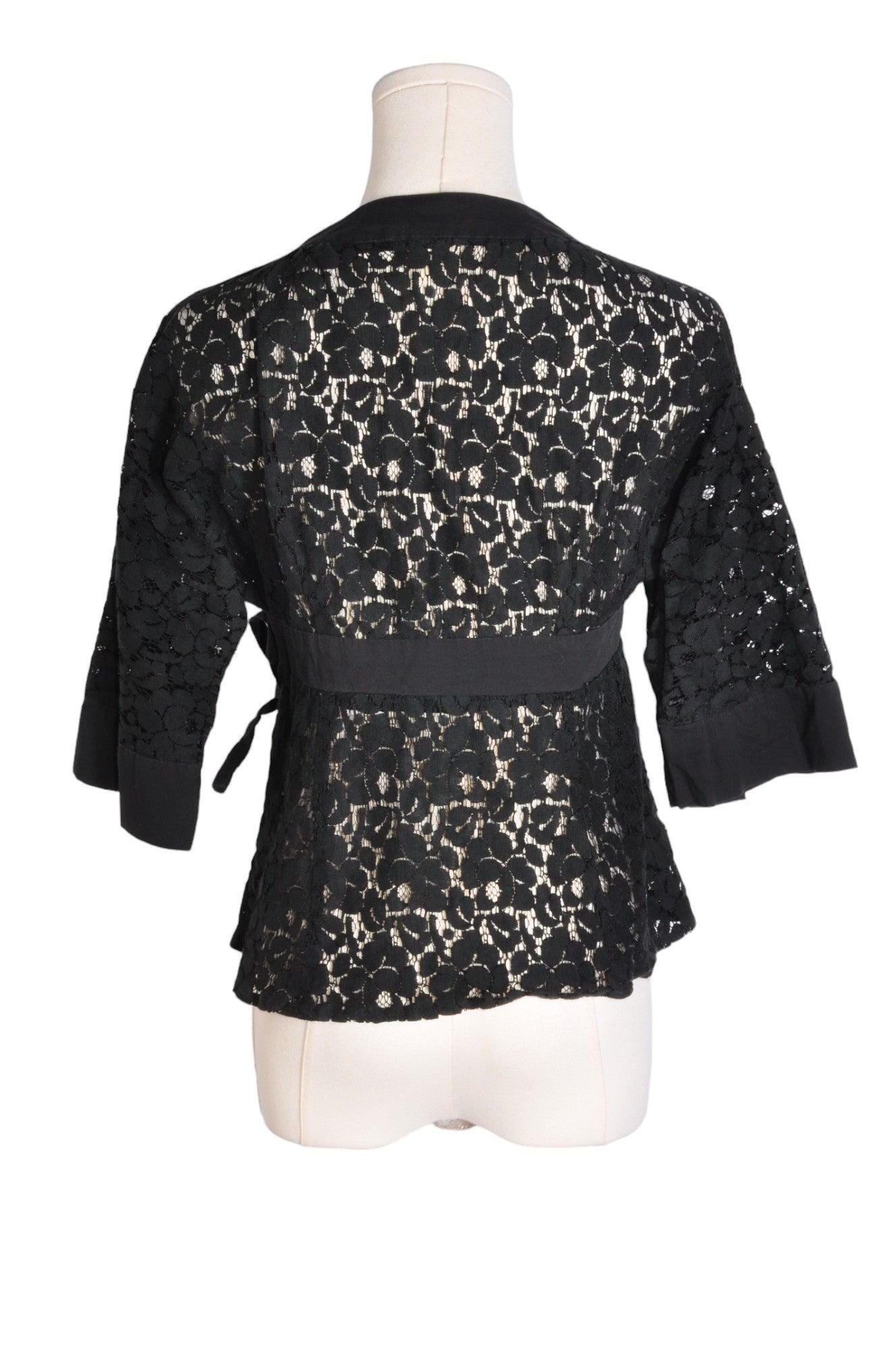 Stylish FOREVER Women's Regular Fit Black Blouse - Size S