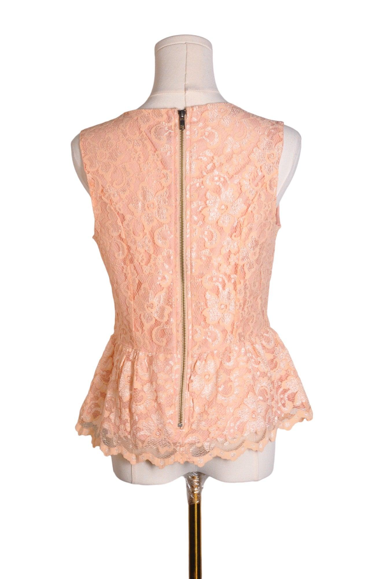 MICHAEL STARS Women's Pink Regular-Fit Sleeveless Blouse in Size S