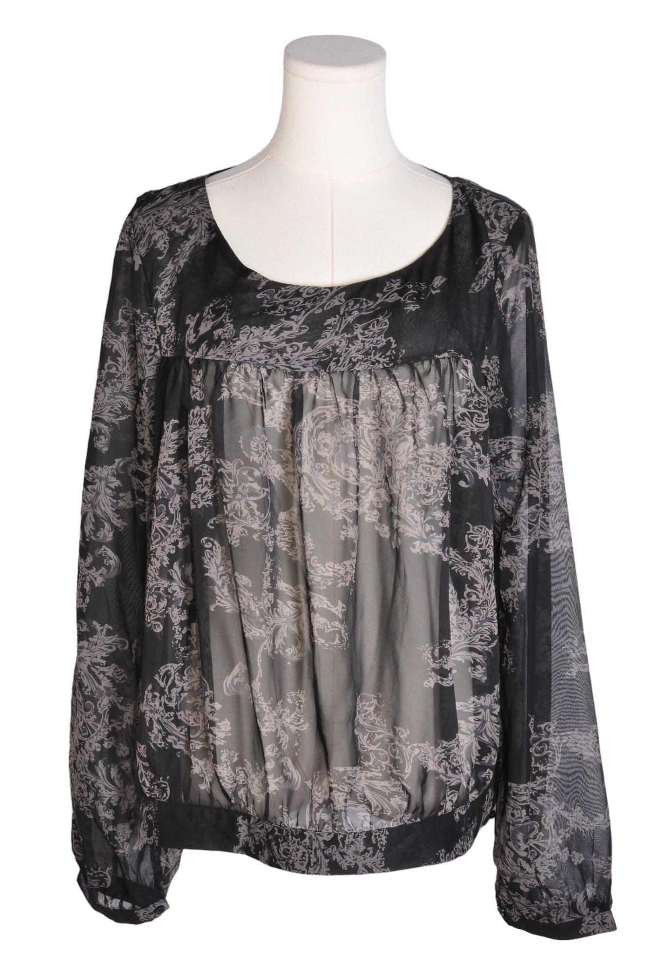 Stylish COSTA BLANCA Women's Black Regular-Fit Blouses in XL Size