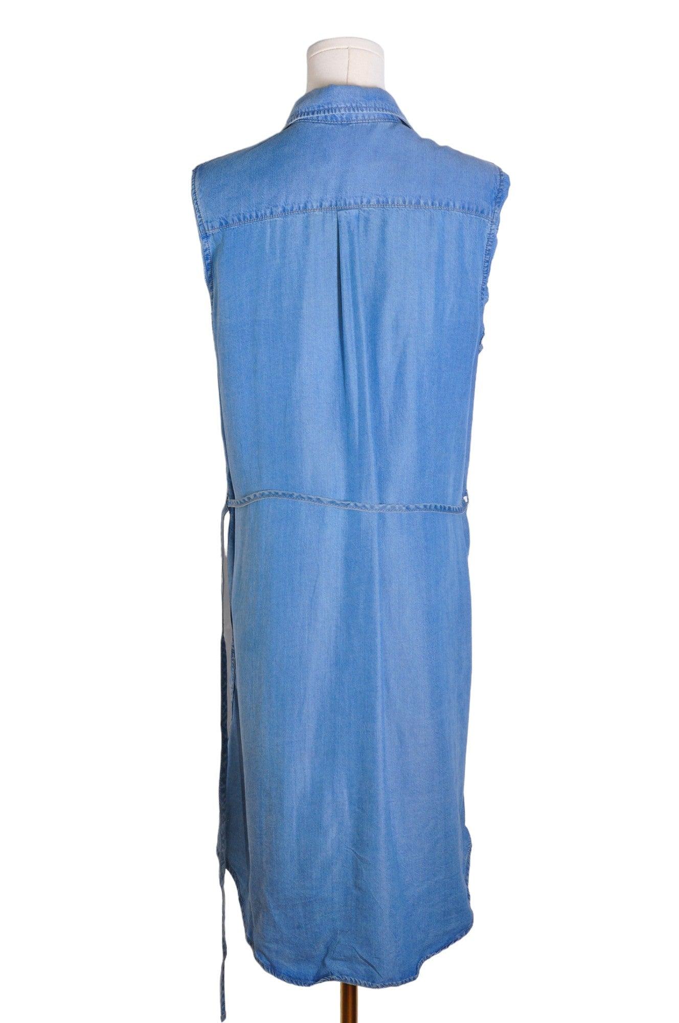 PARASUCO Stylish Women's Blue Drop Waist Regular-Fit Dress - Size L