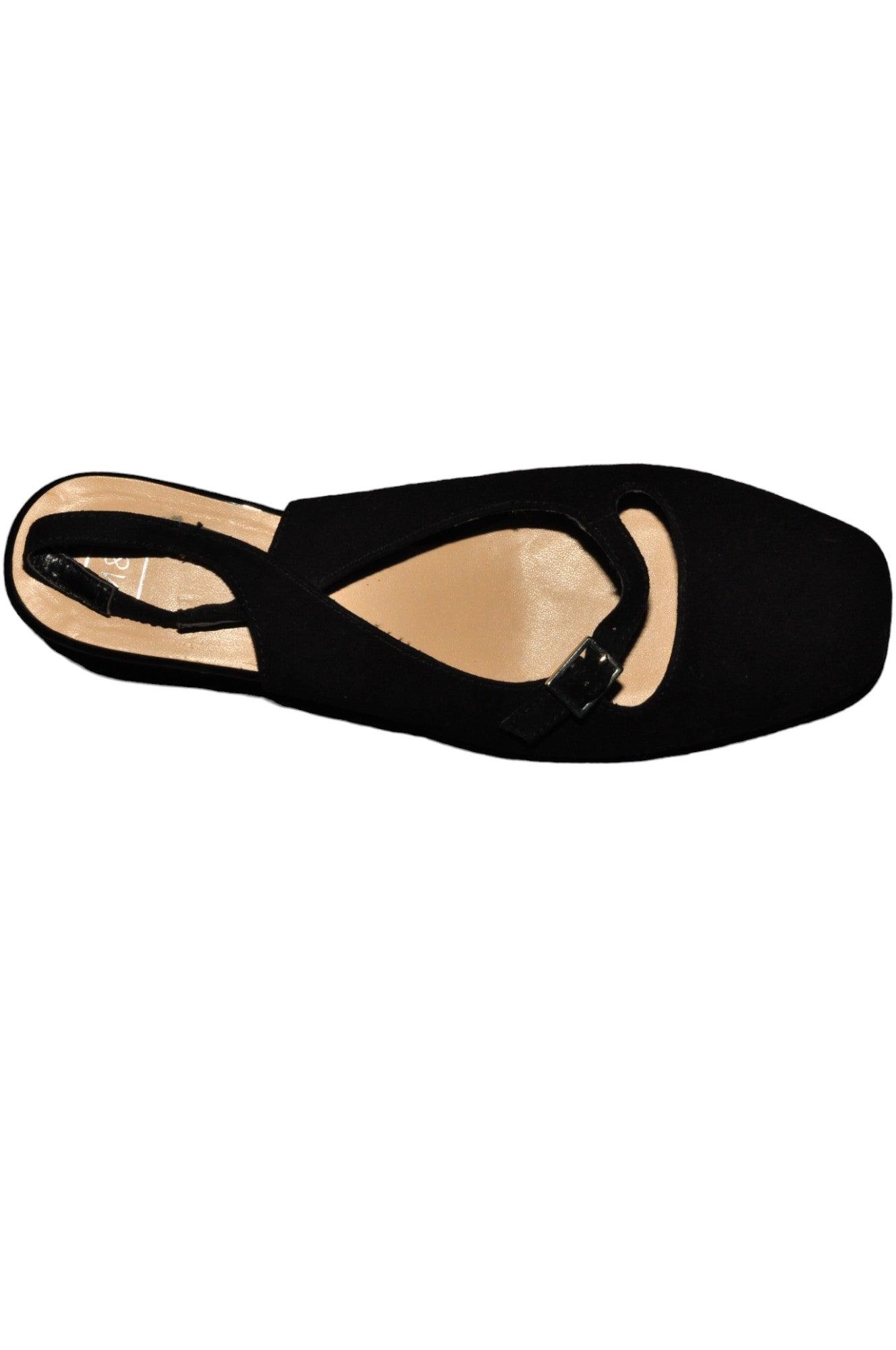 Stylish IN SOLIA Women's Black Regular-Fit Heels Size 7.5