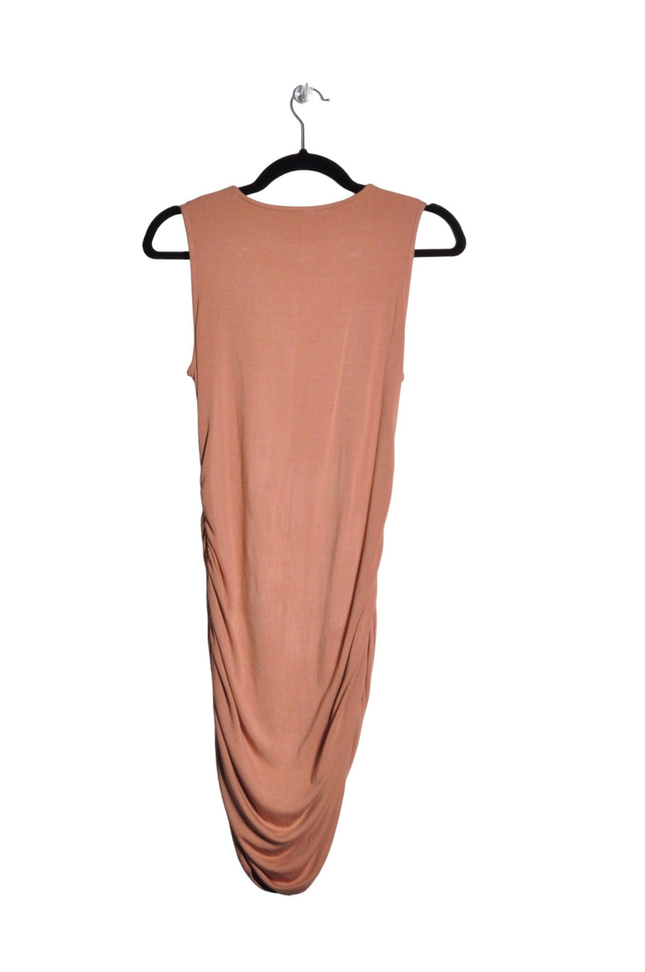 Stylish COLORI Women's Brown Regular-Fit Bodycon Dress - Size M