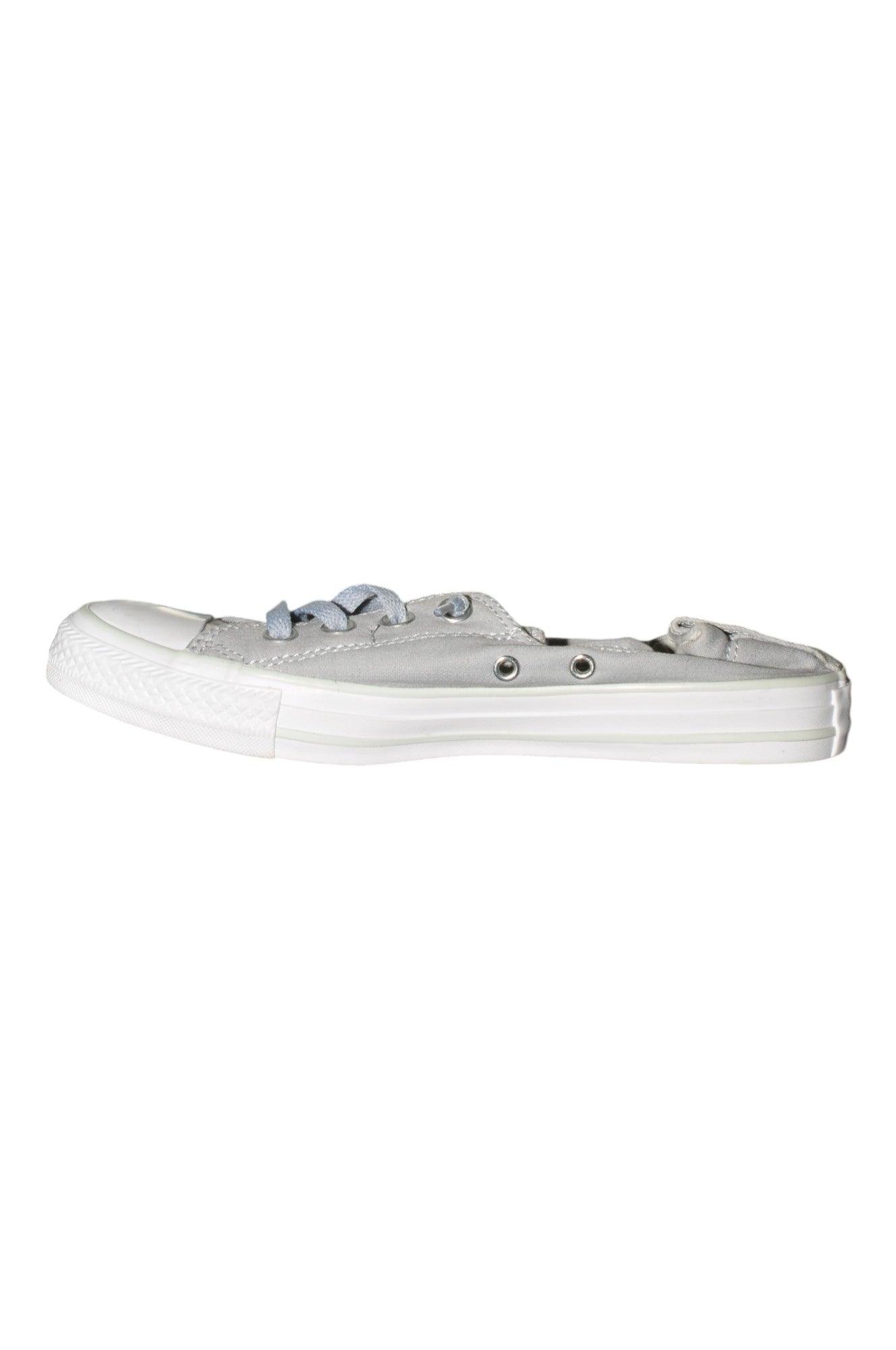 Stylish CONVERSE Gray Women's Regular-Fit Sneakers Size 8