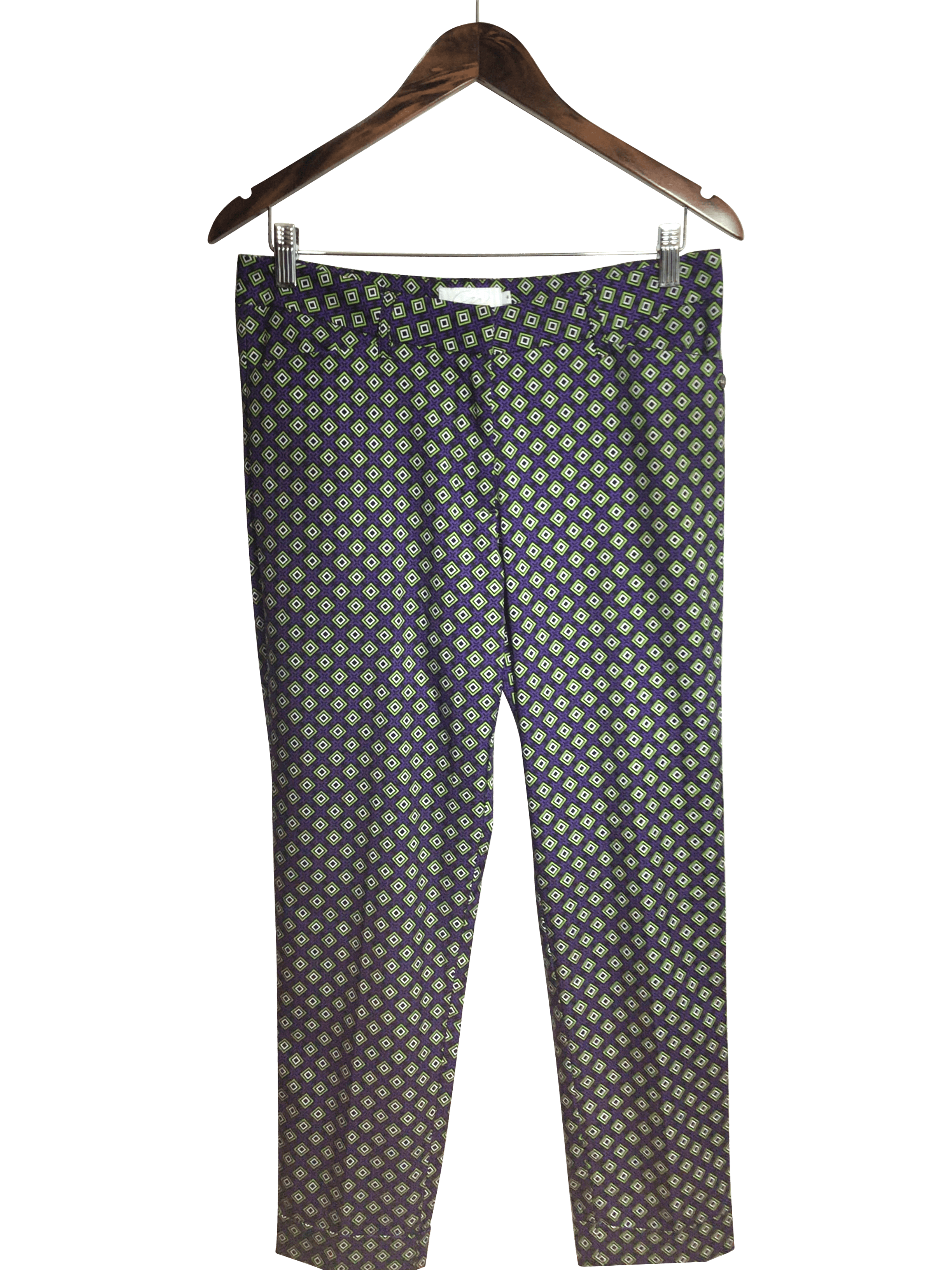 Stylish CRACKED WHEAT Blue Regular Fit Women's Work Pants - Size 4
